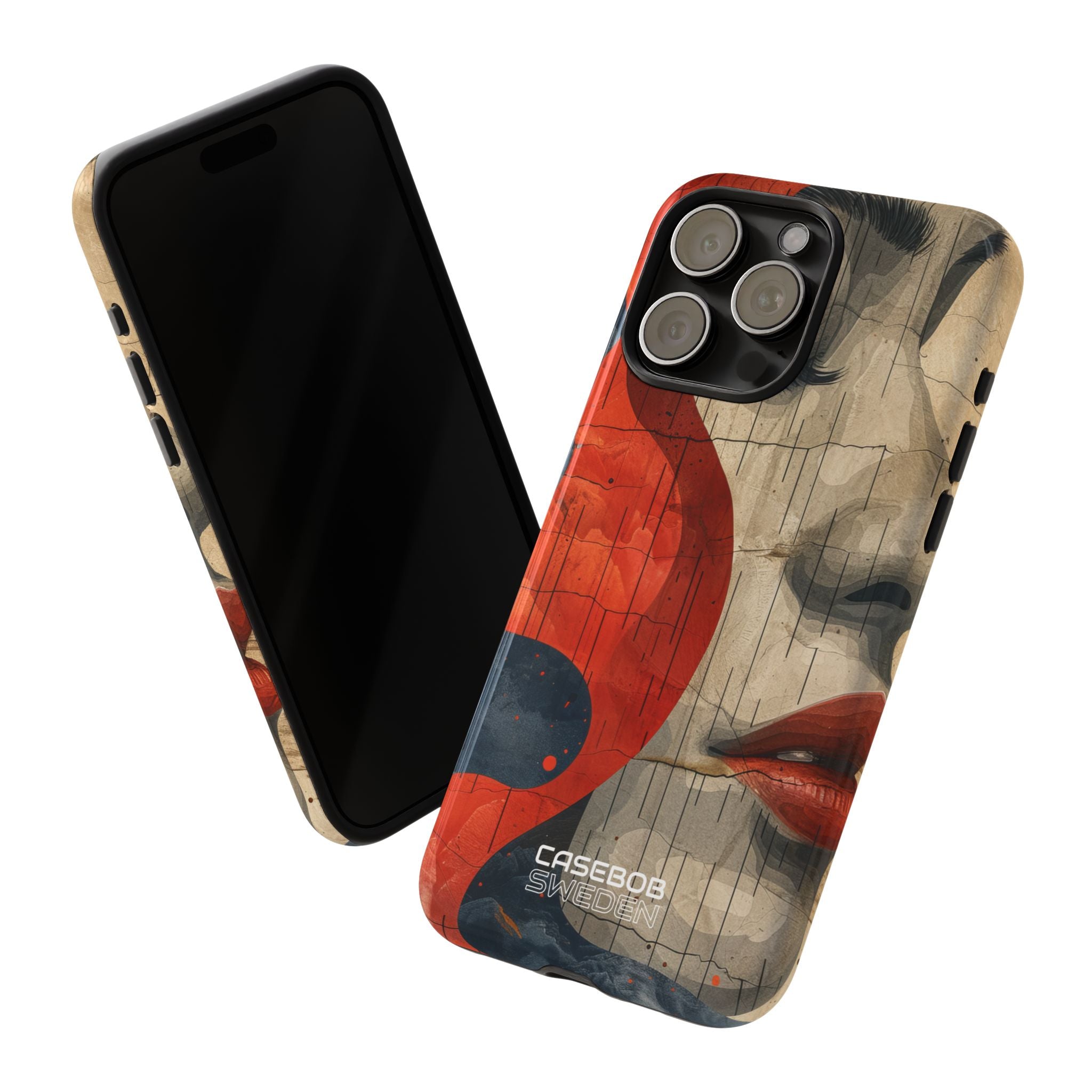 Crimson Flow Profile iPhone 15 - Resistente