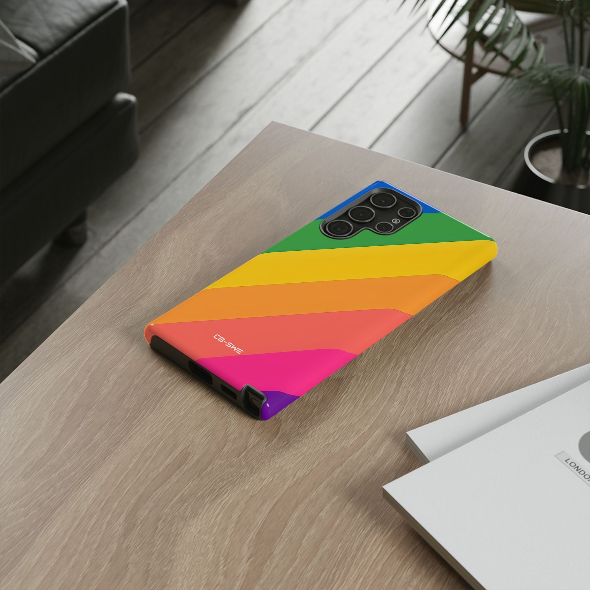 Vibrant Geometric Spectrum - Samsung Case