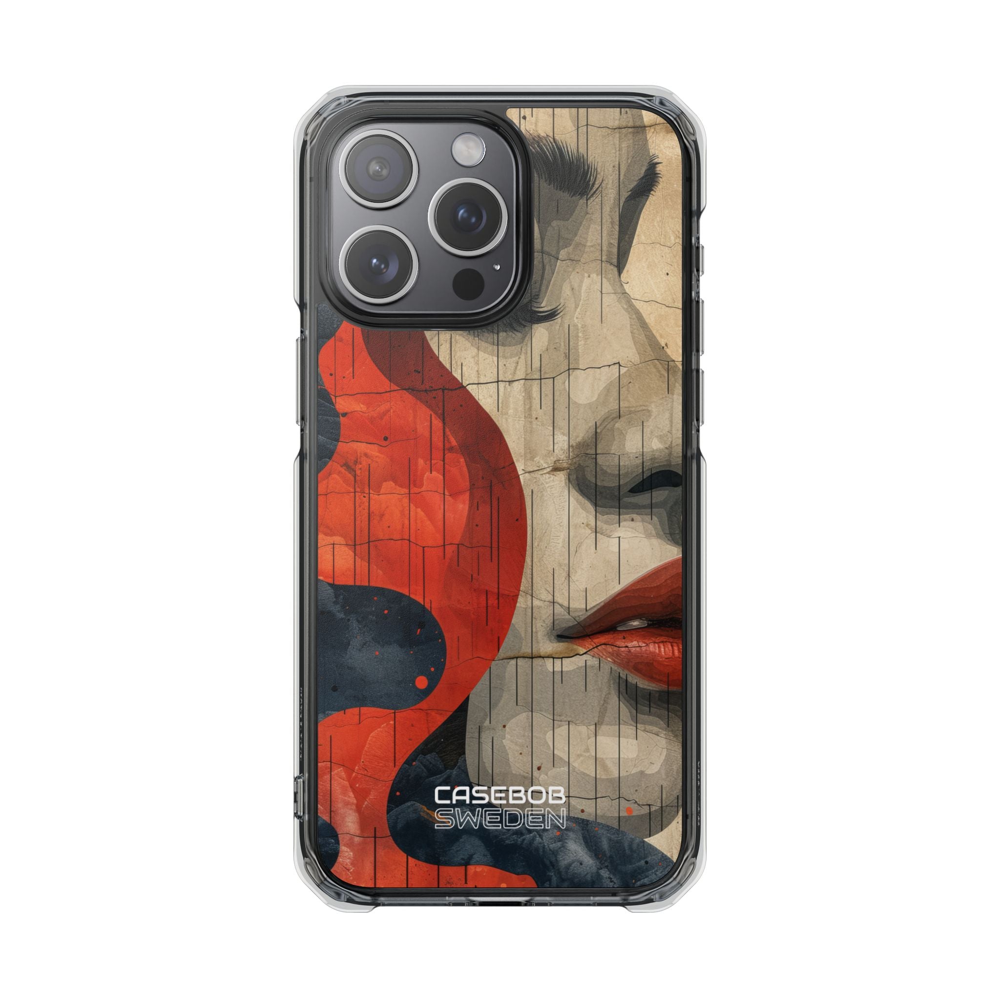Crimson Flow Profile iPhone 15 - Impact Clear+