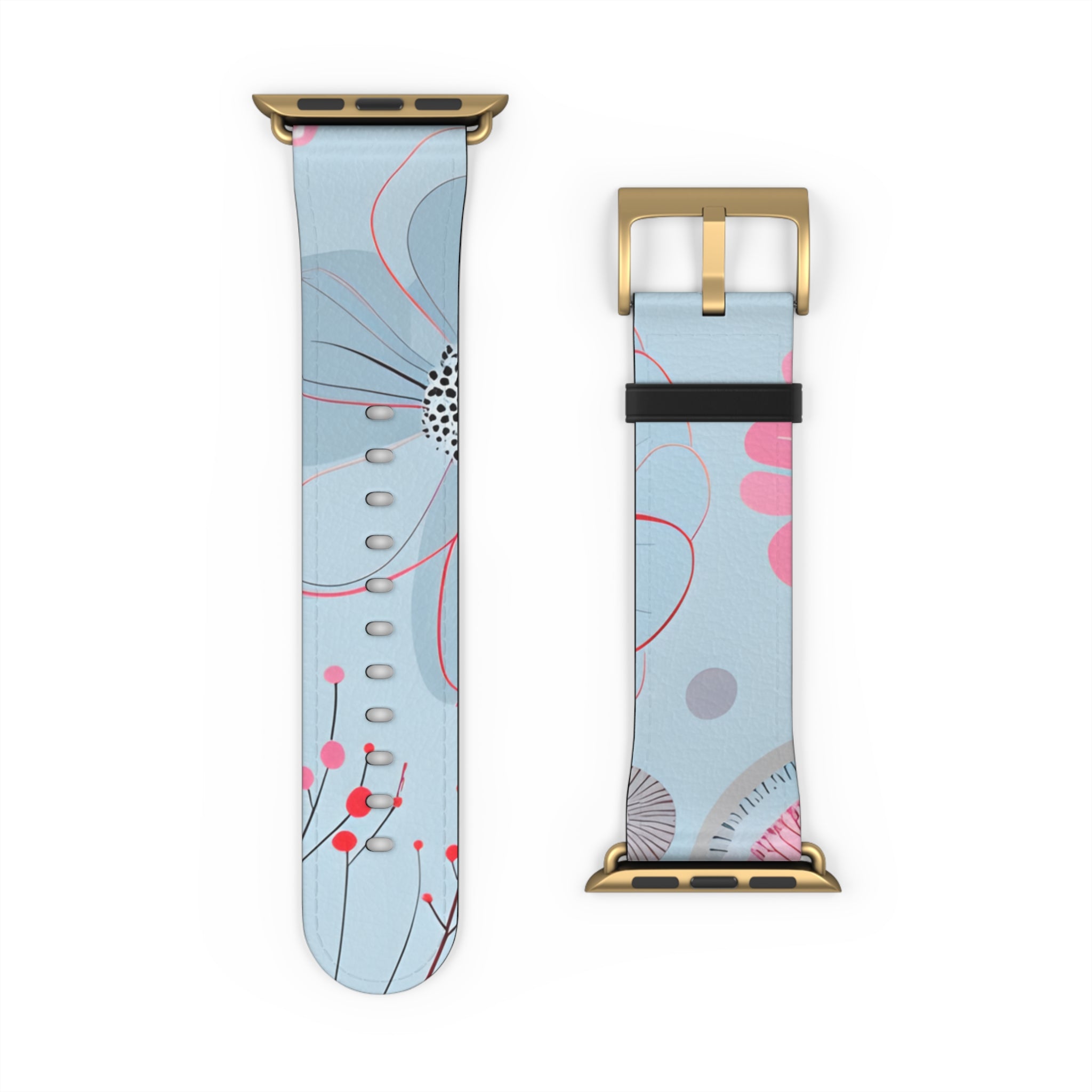 Outlined Bloom Radiance - Watch Band