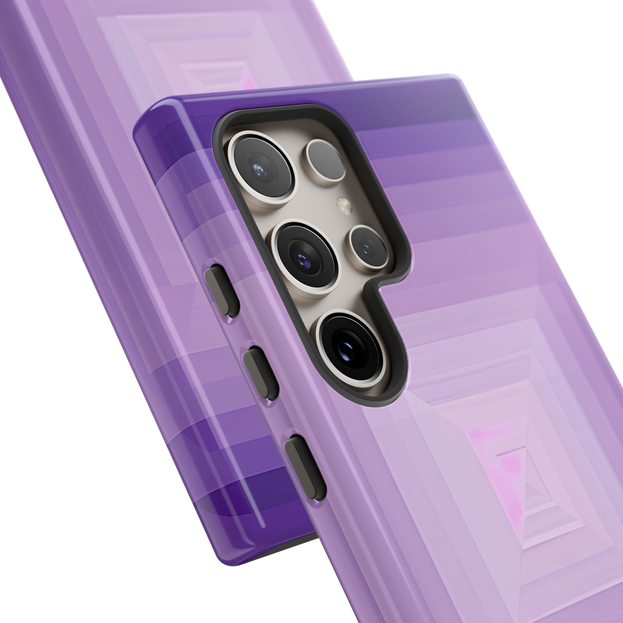 Purple Geometry Vortex Samsung S24 - Tough