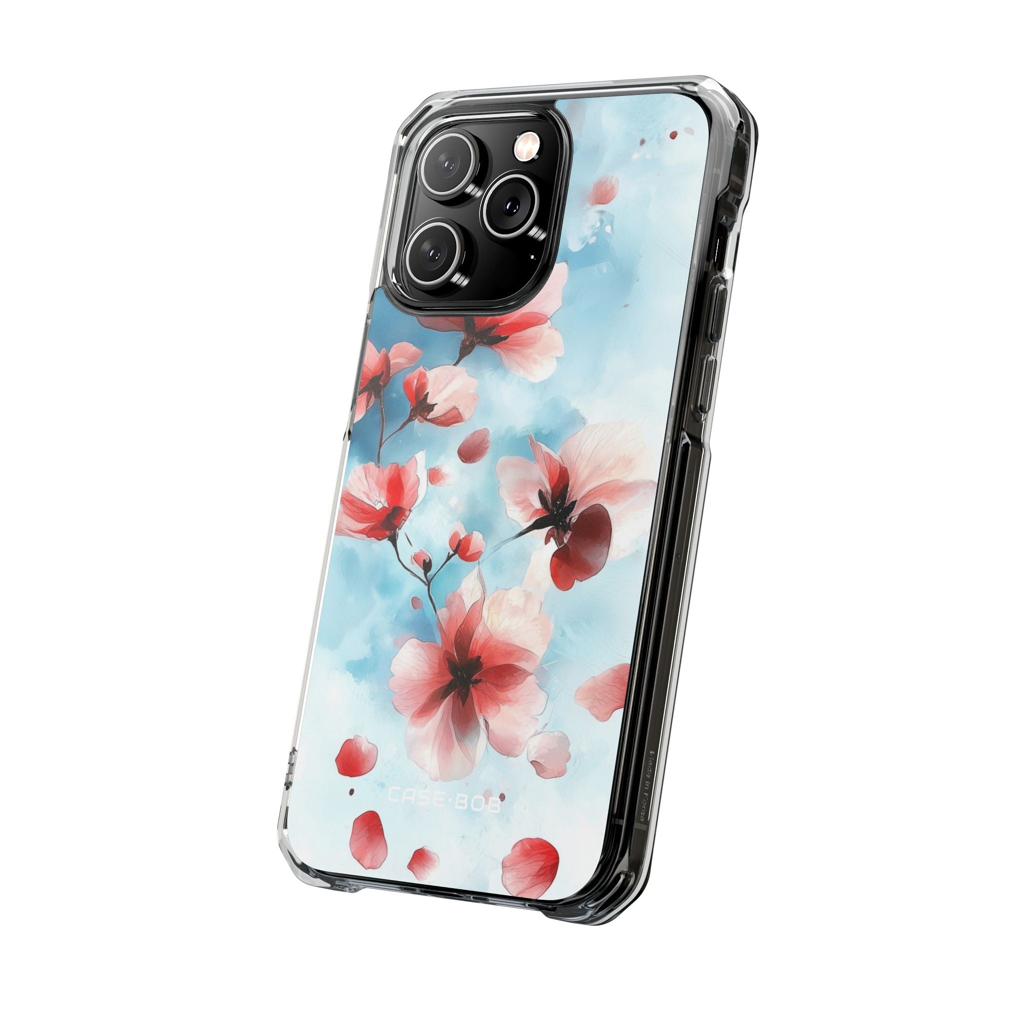 Pink Blossom Drift iPhone 14 Pro Max Case - Impact