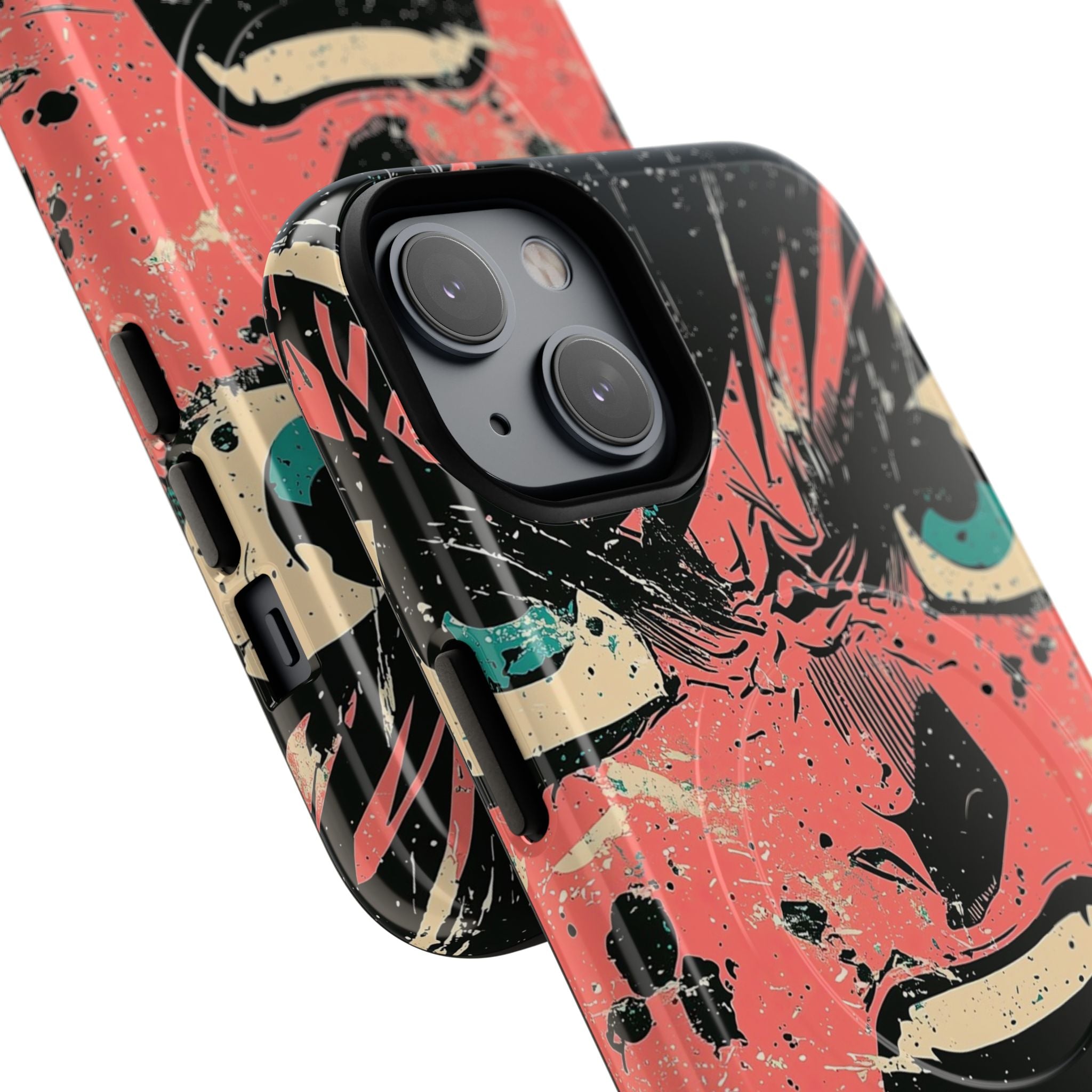 Screaming Face Pink iPhone 14 Case - Tough+