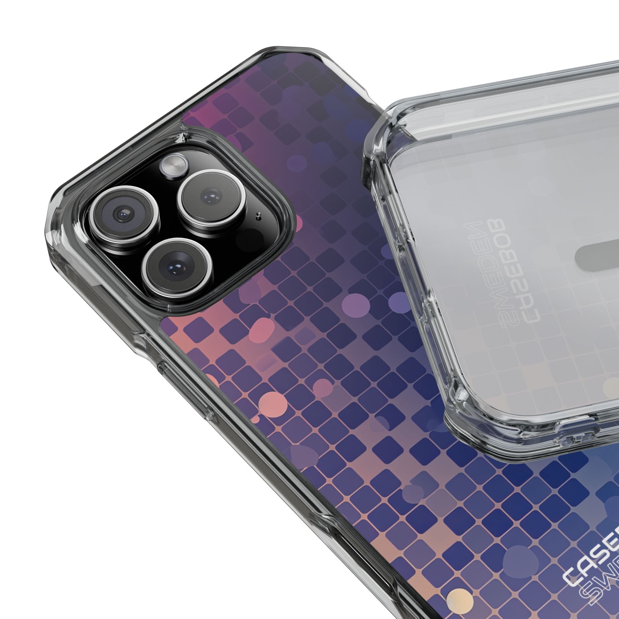 Vibrant Pixel Bloom iPhone 16 - Impact Clear+