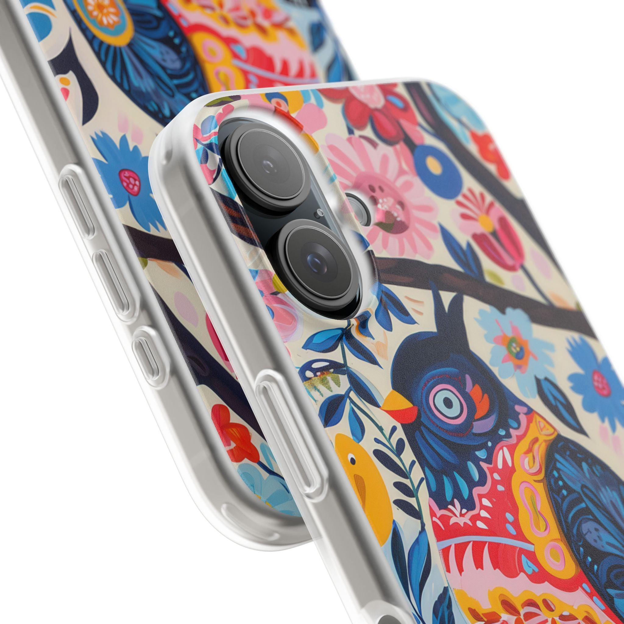 Owl Bloom iPhone 16 Case - Soft