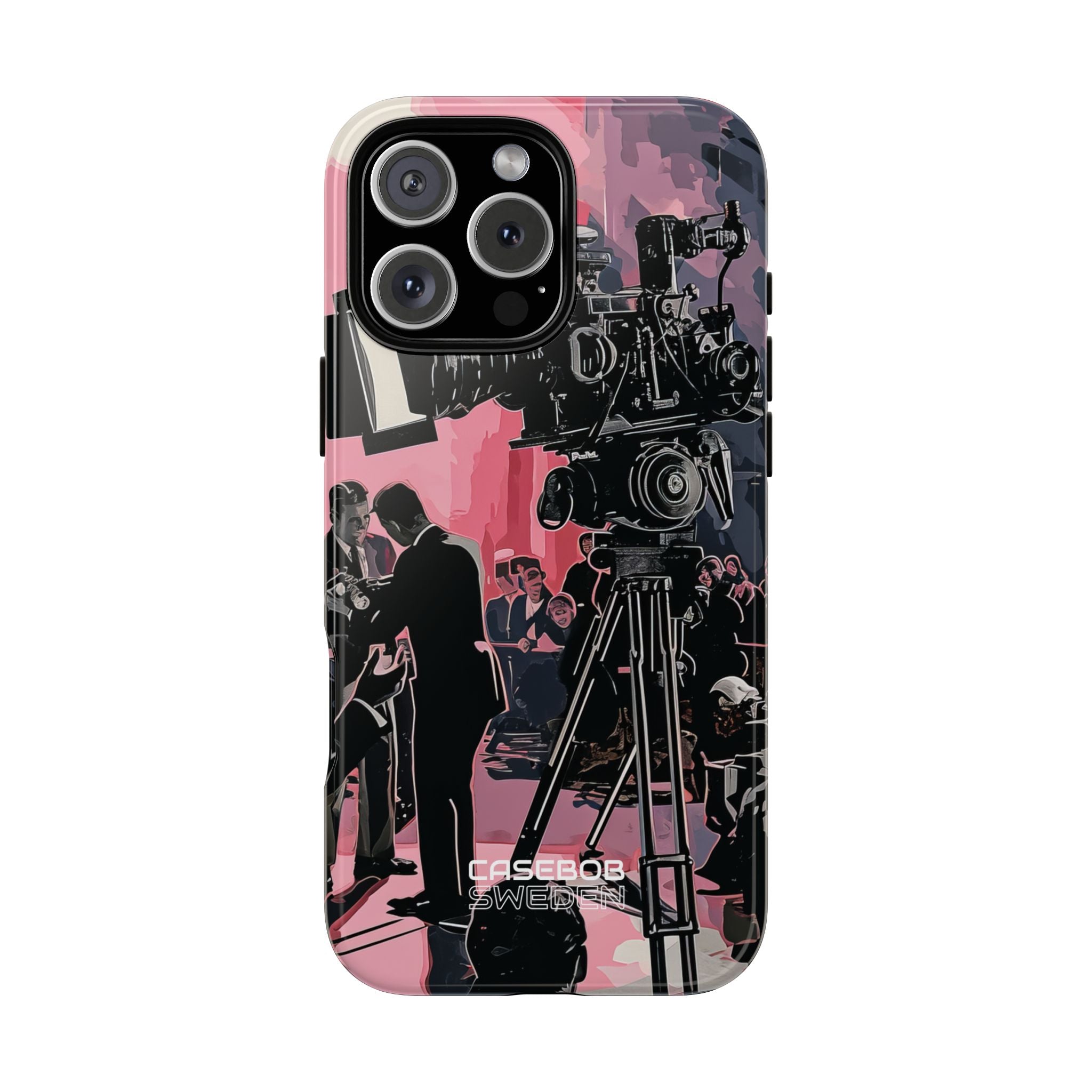 Vintage Cinema Dreams iPhone 16 - Tough