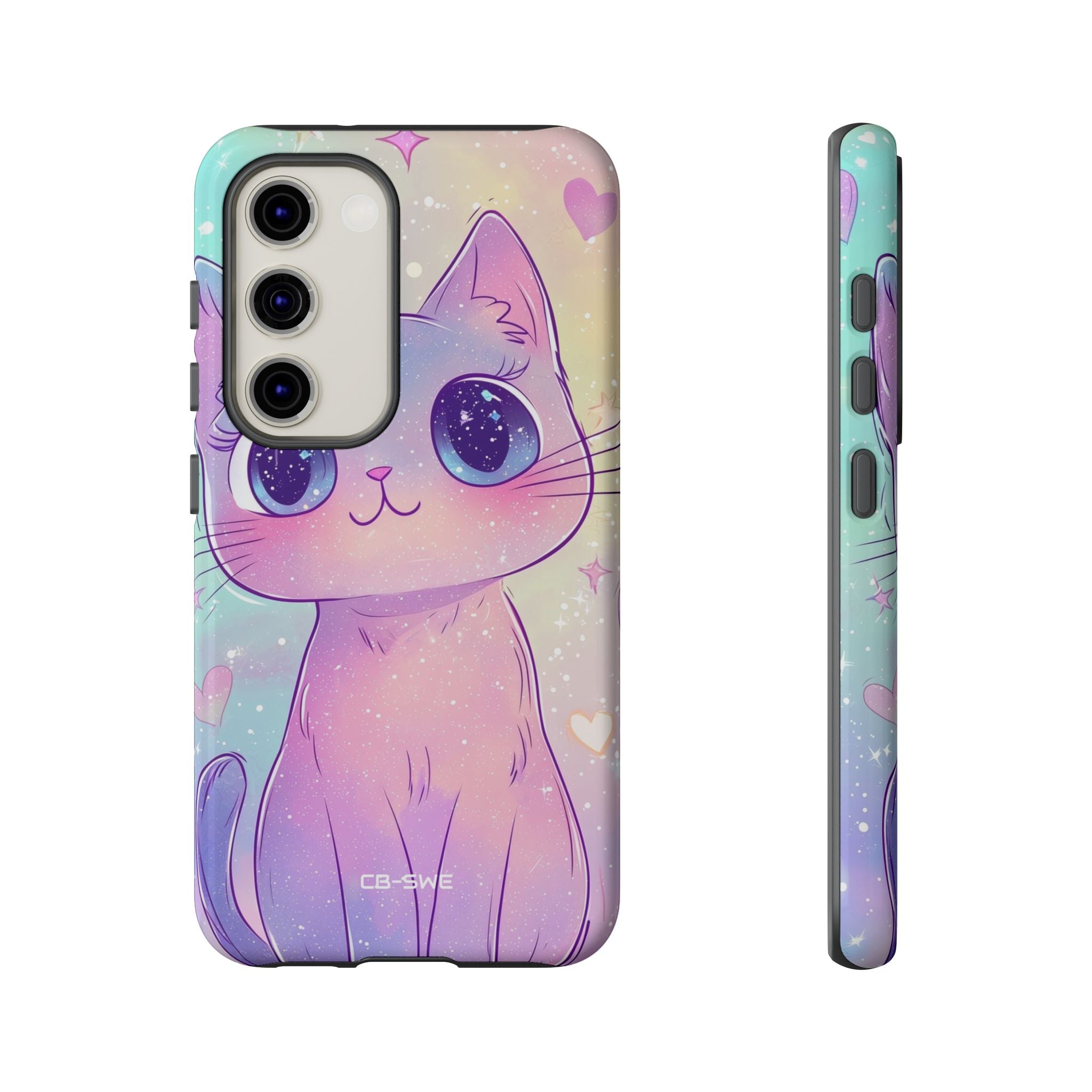 Sparkling Cat Smiles - Samsung Case