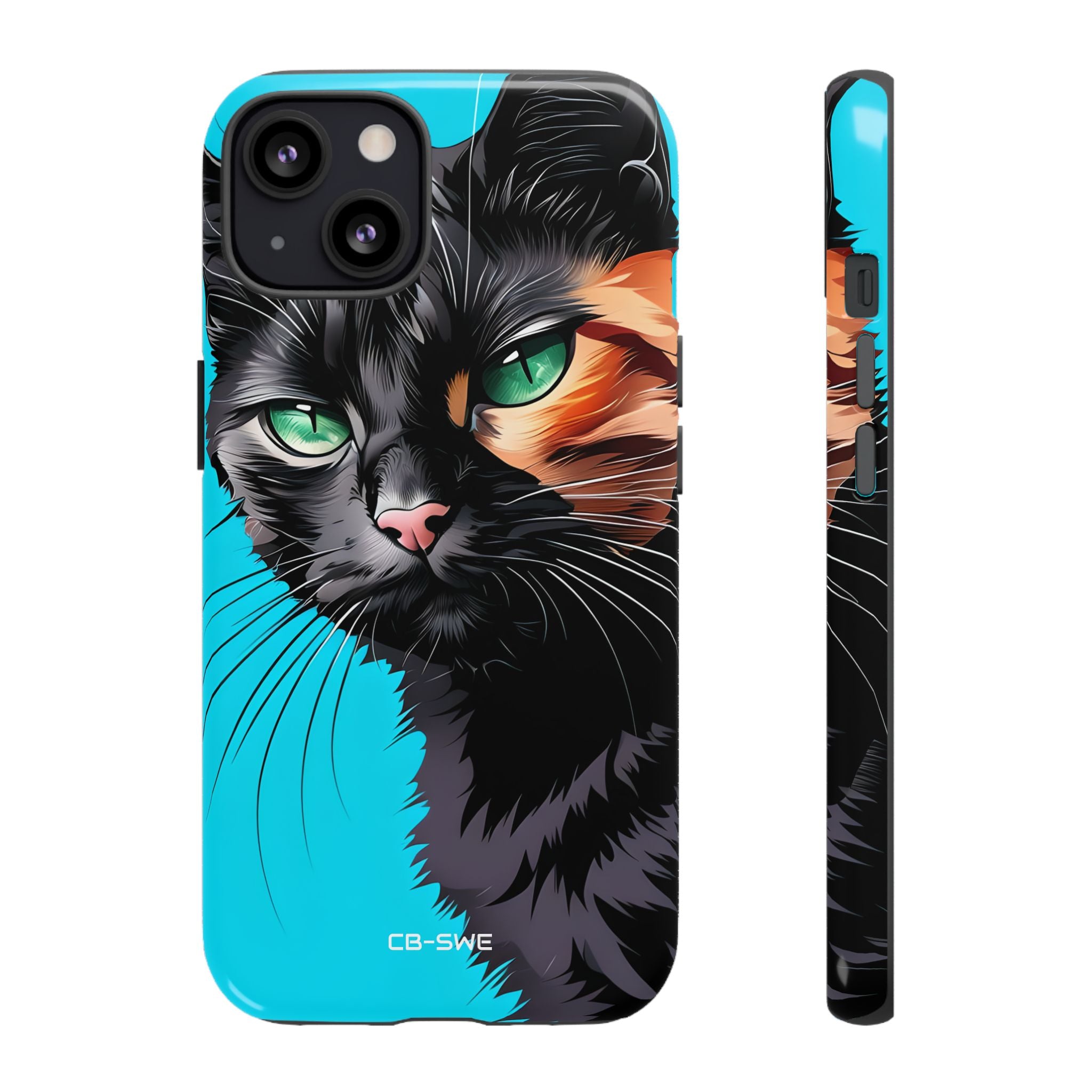Curious Cat Stare - iPhone Case