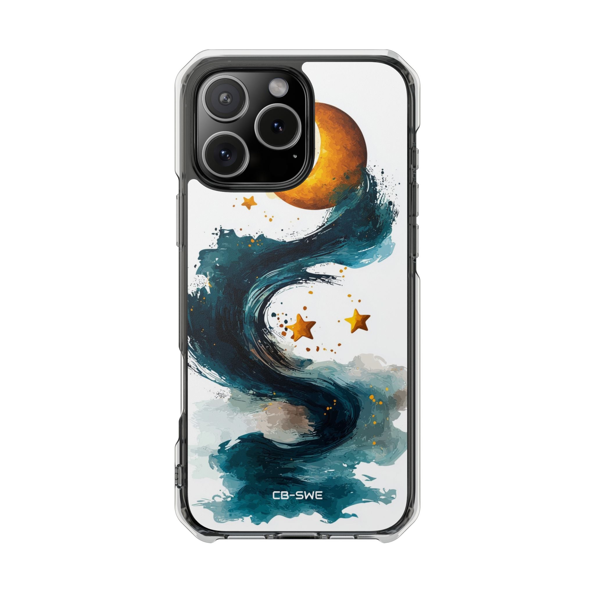 Celestial Waves Dance iPhone Case - Impact