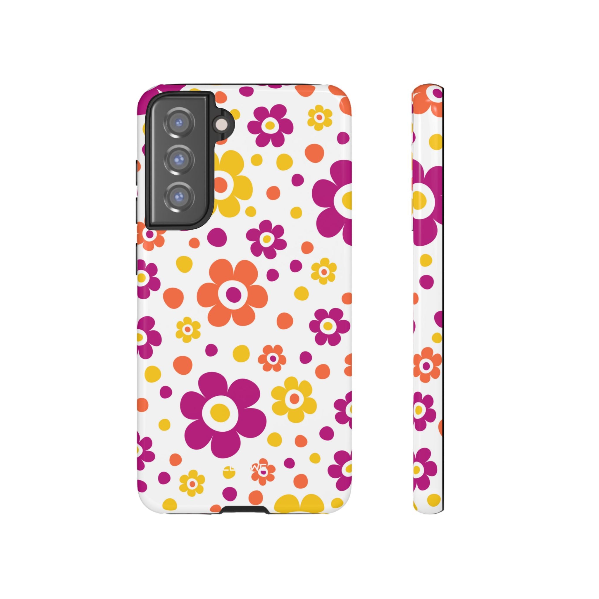 Retro Floral Playfulness - Samsung Case