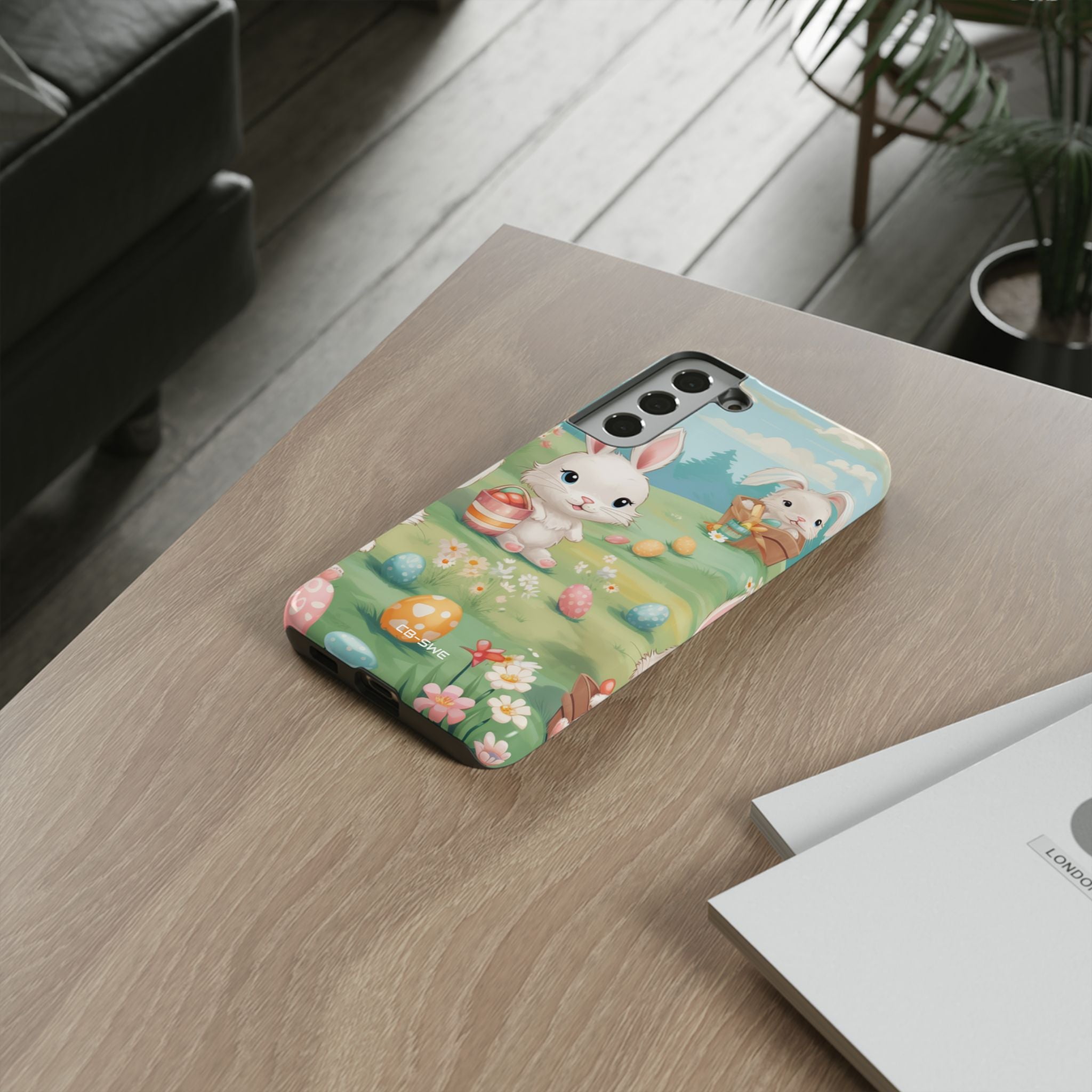Bunnies Hunt Eggs - Samsung Case