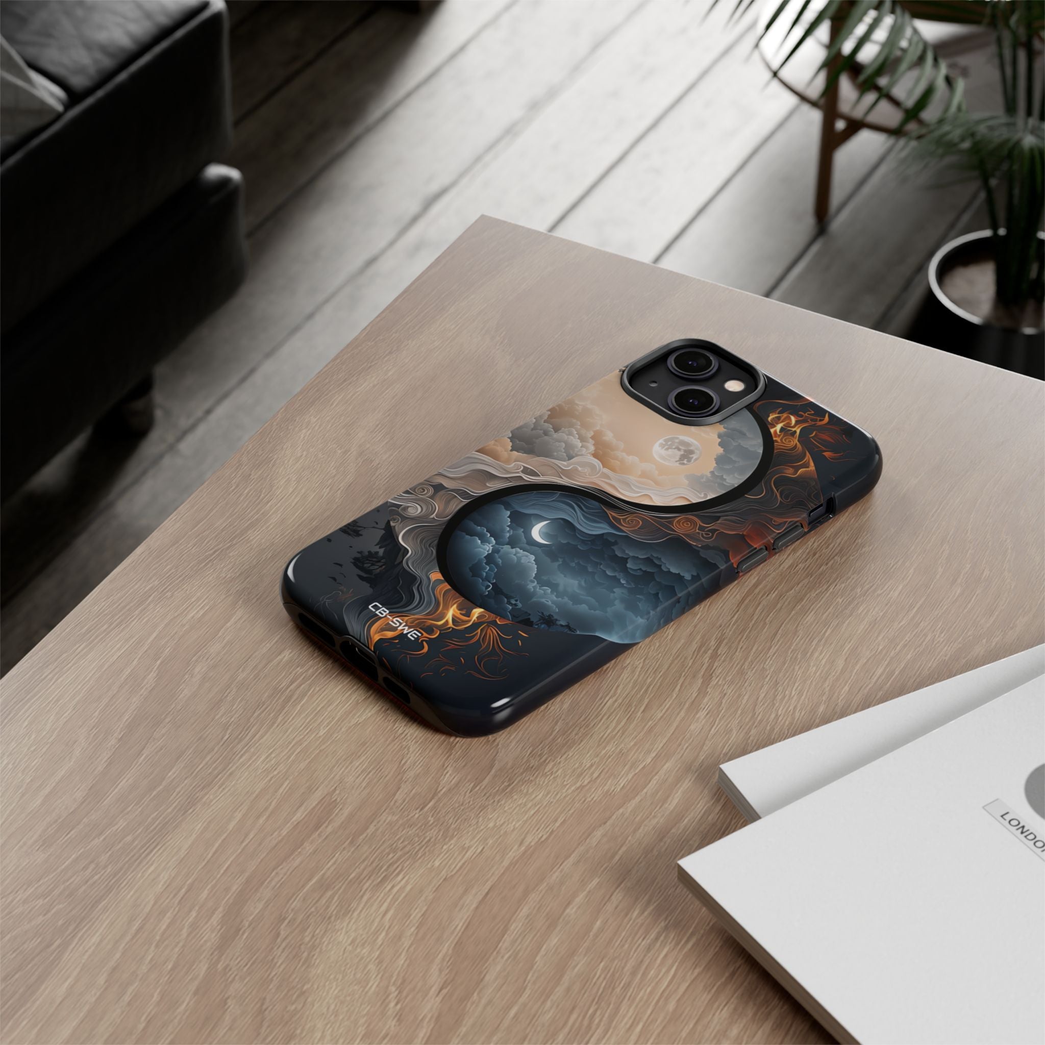 Moonlit Elemental Harmony - iPhone Case