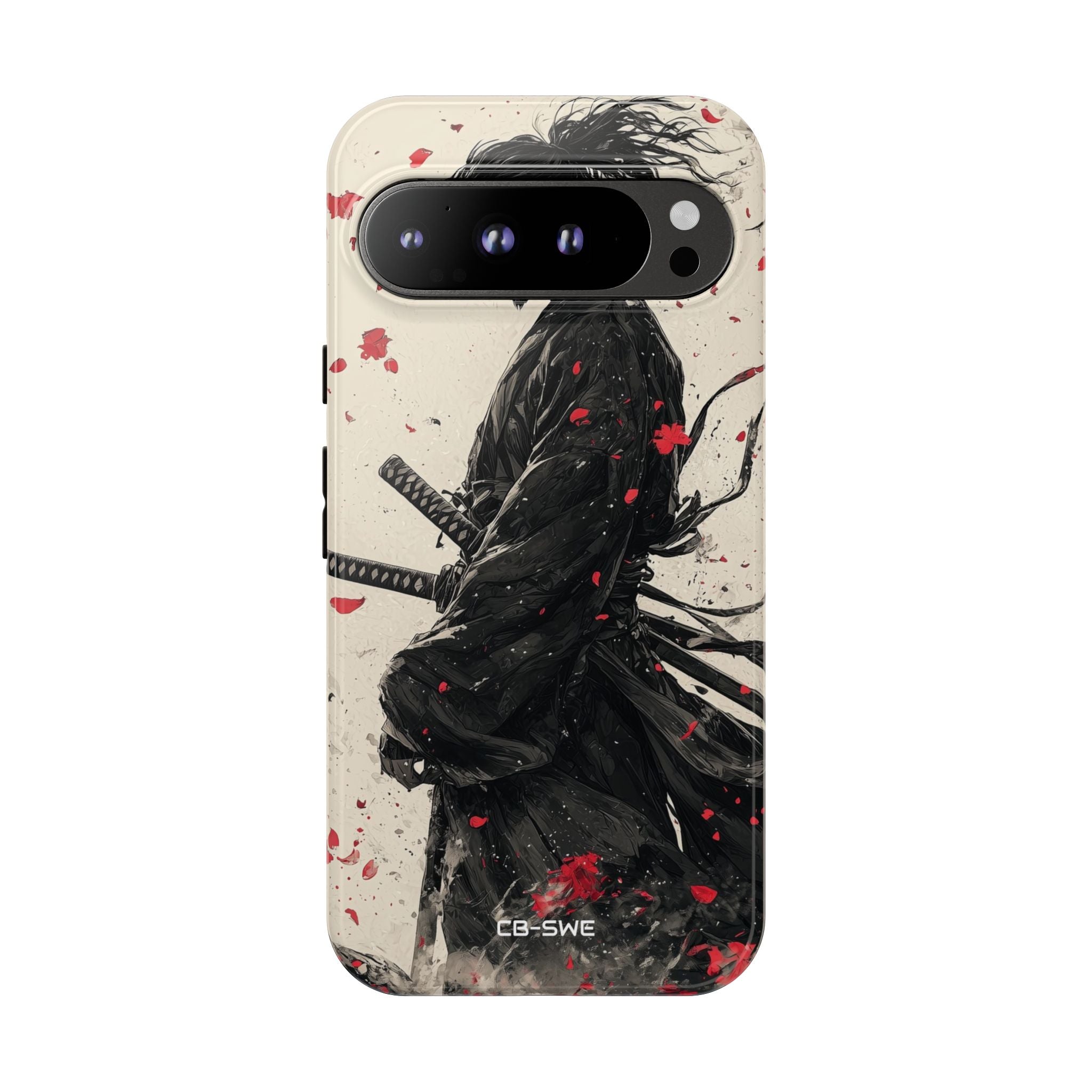 Falling Samurai Petals - Google Pixel Case