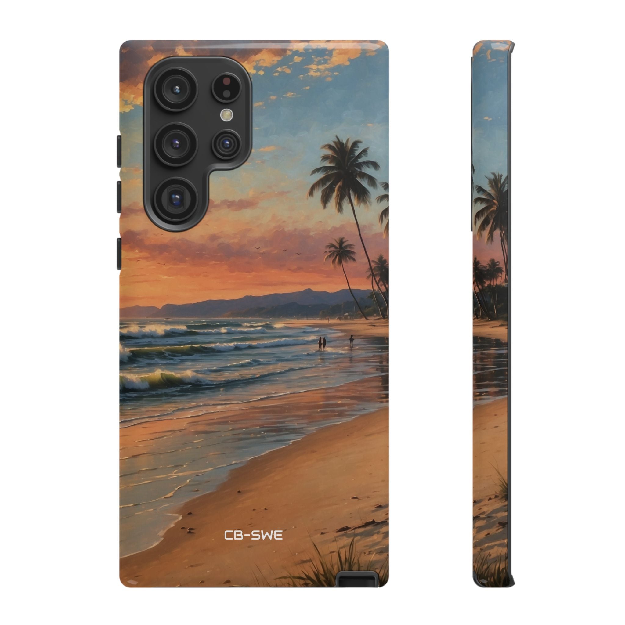 Golden Waves Embrace - Samsung Case