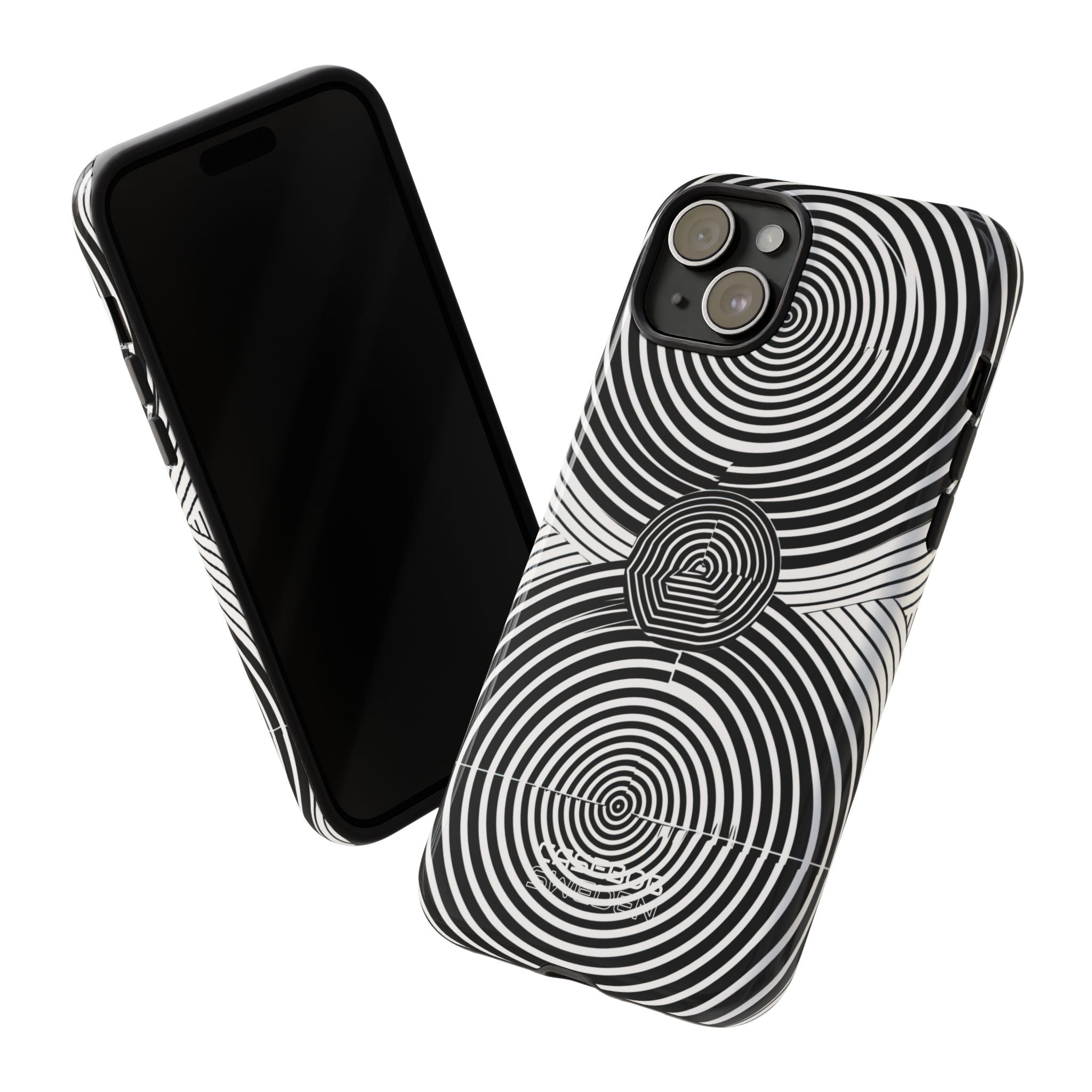 Spirale Monocromatica in Movimento iPhone 15 - Tough