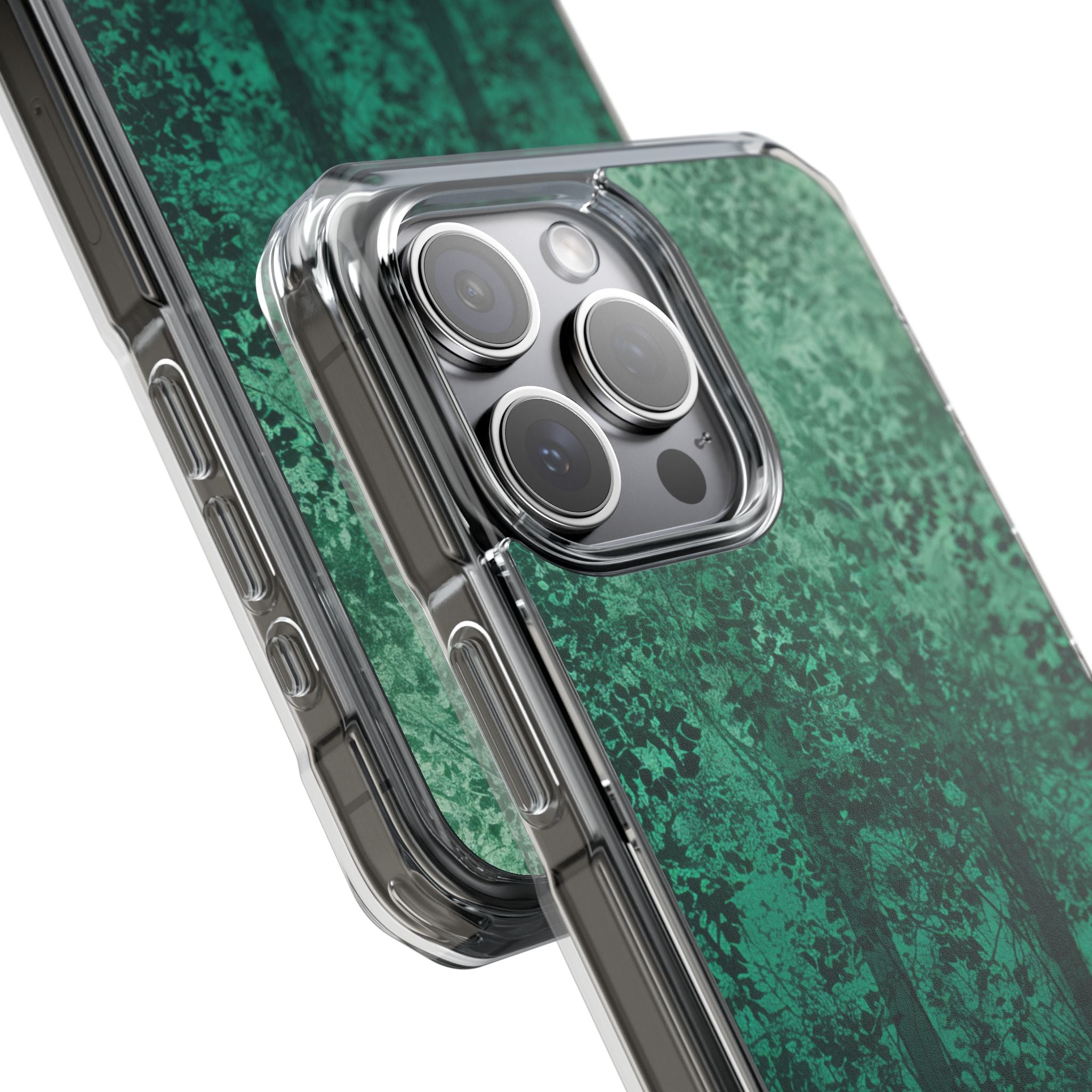 Verdant Forest Canopy iPhone 15 - Impact Clear+