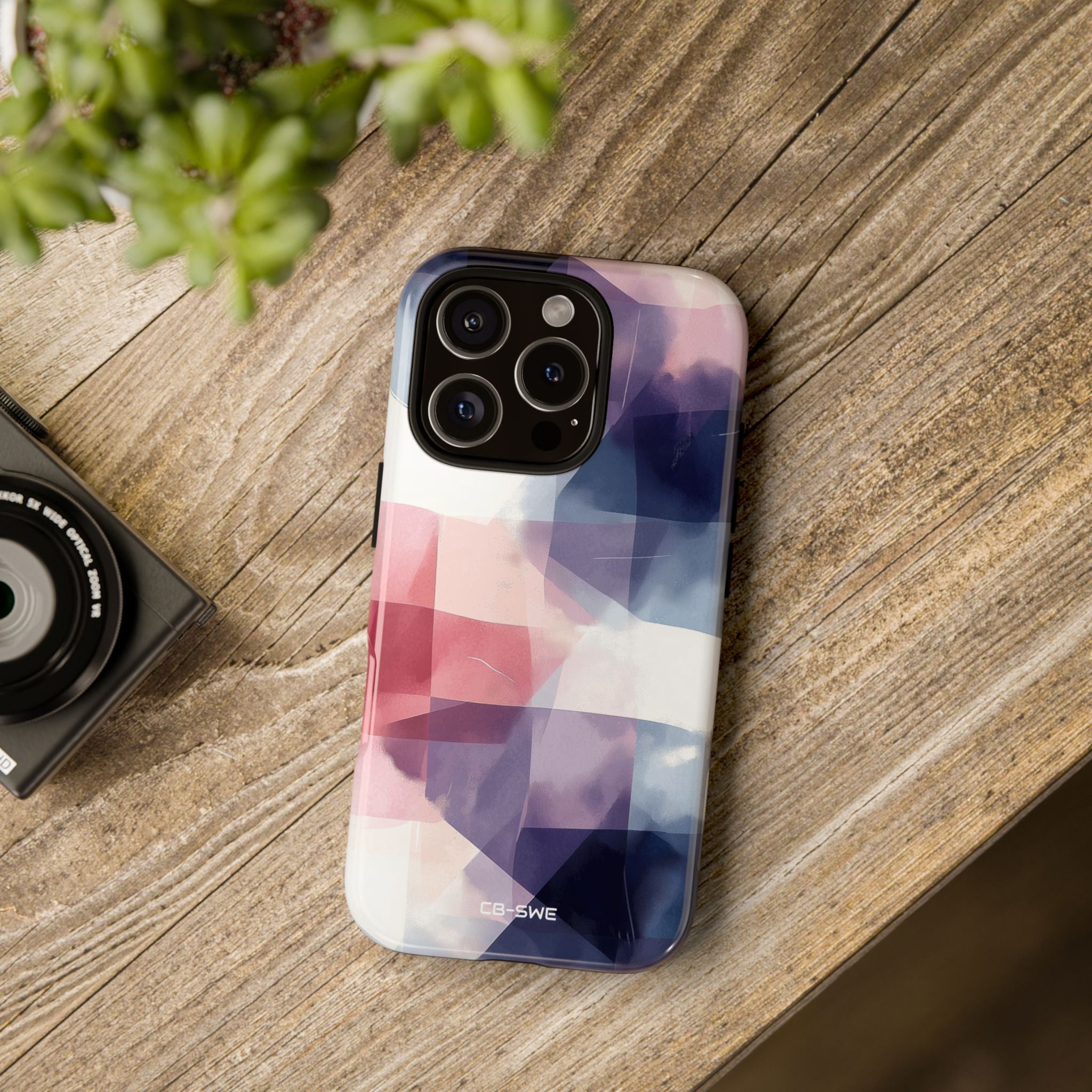 Fluid Shapes Merge - iPhone Case