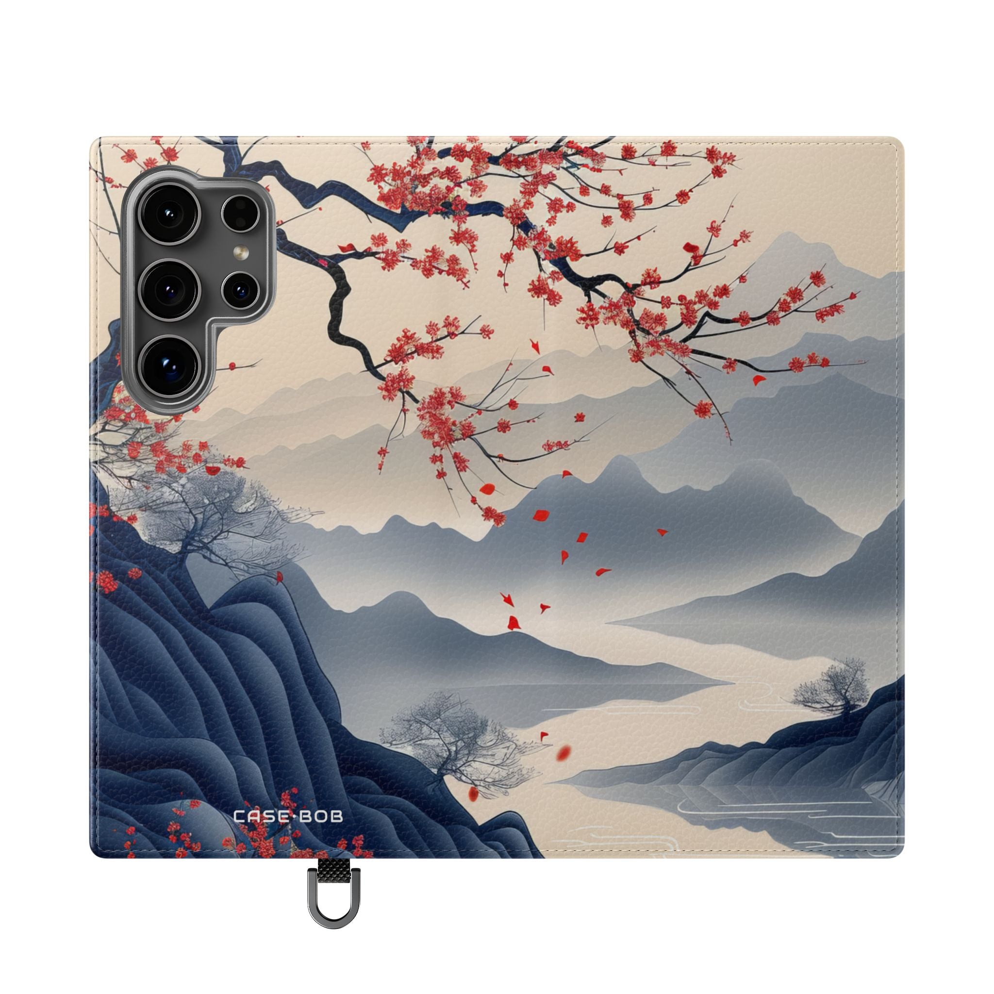 Crimson Branch Moonlight - Samsung S24 Ultra Case - Lompakkokotelo