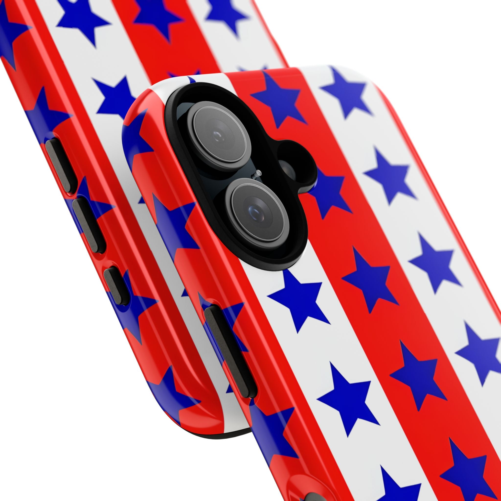 Patriotic American Flag Inspired iPhone 16 - Tough