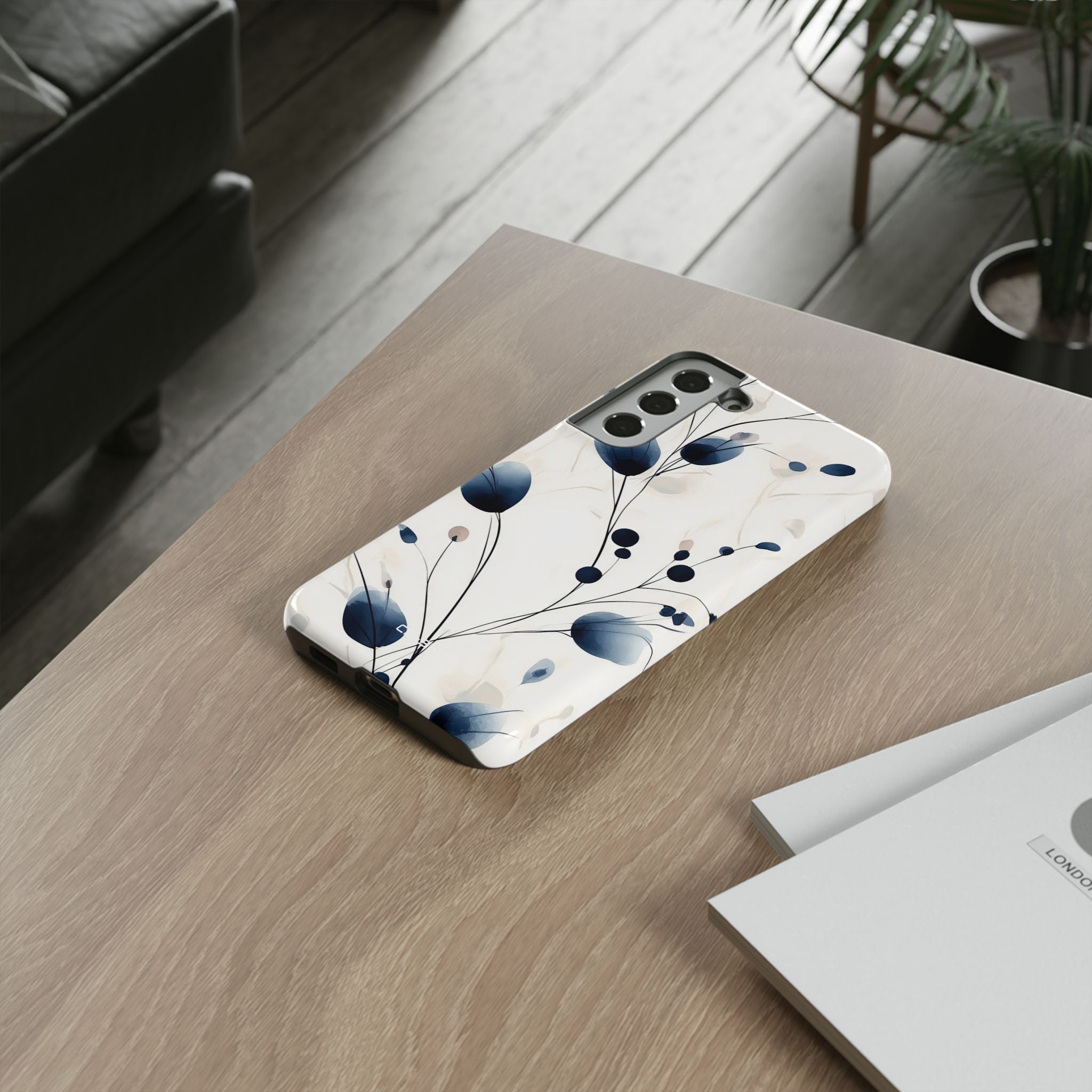 Floral Harmony Blue - Samsung Case