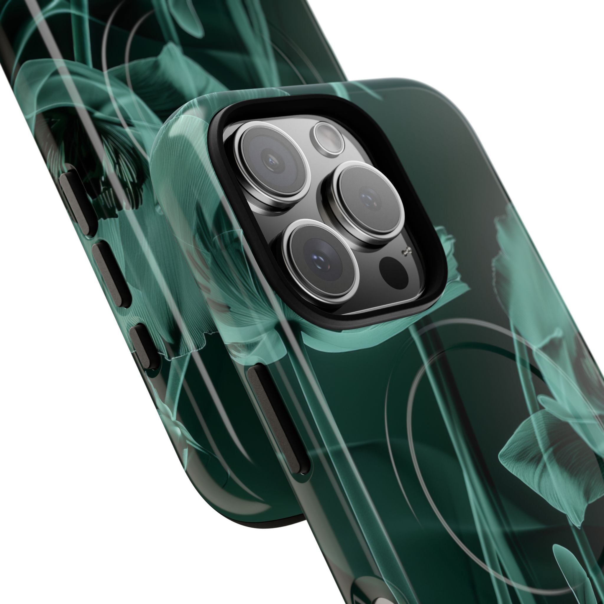 Teal Bloom Radiance iPhone 16 - Tough+