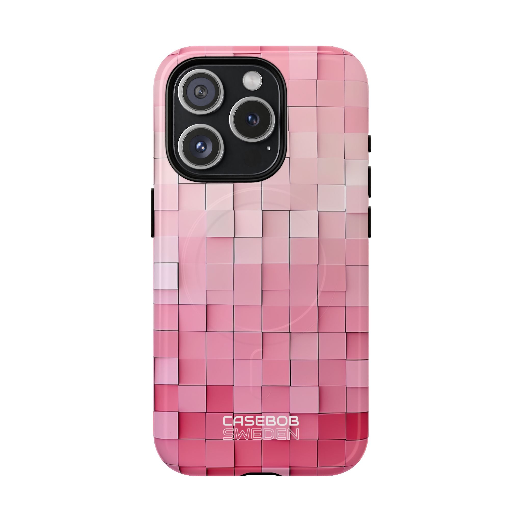 Pink Mosaic Glow iPhone 15 - Tough+