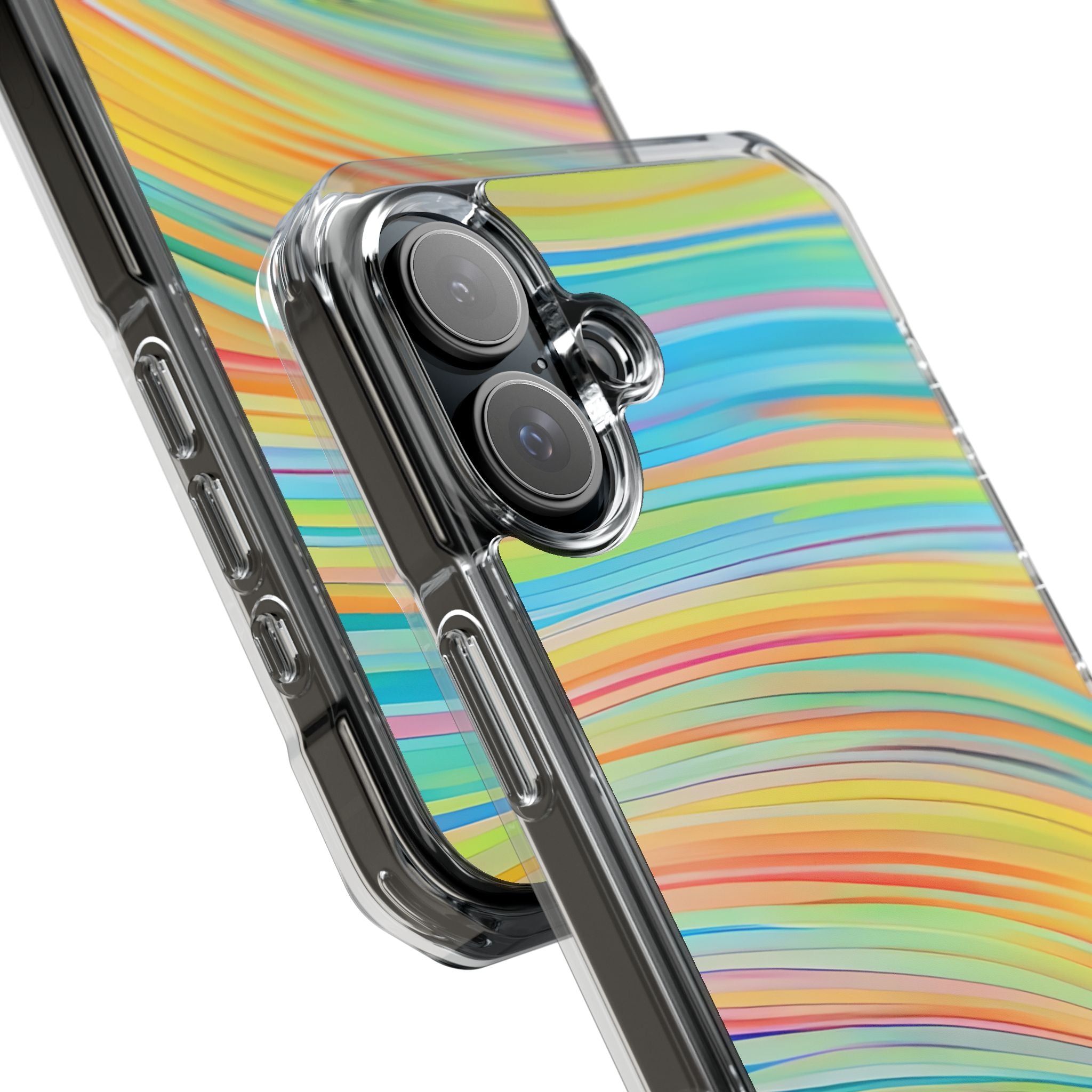 Vibrant Rhythmic Waves iPhone Case - Impact
