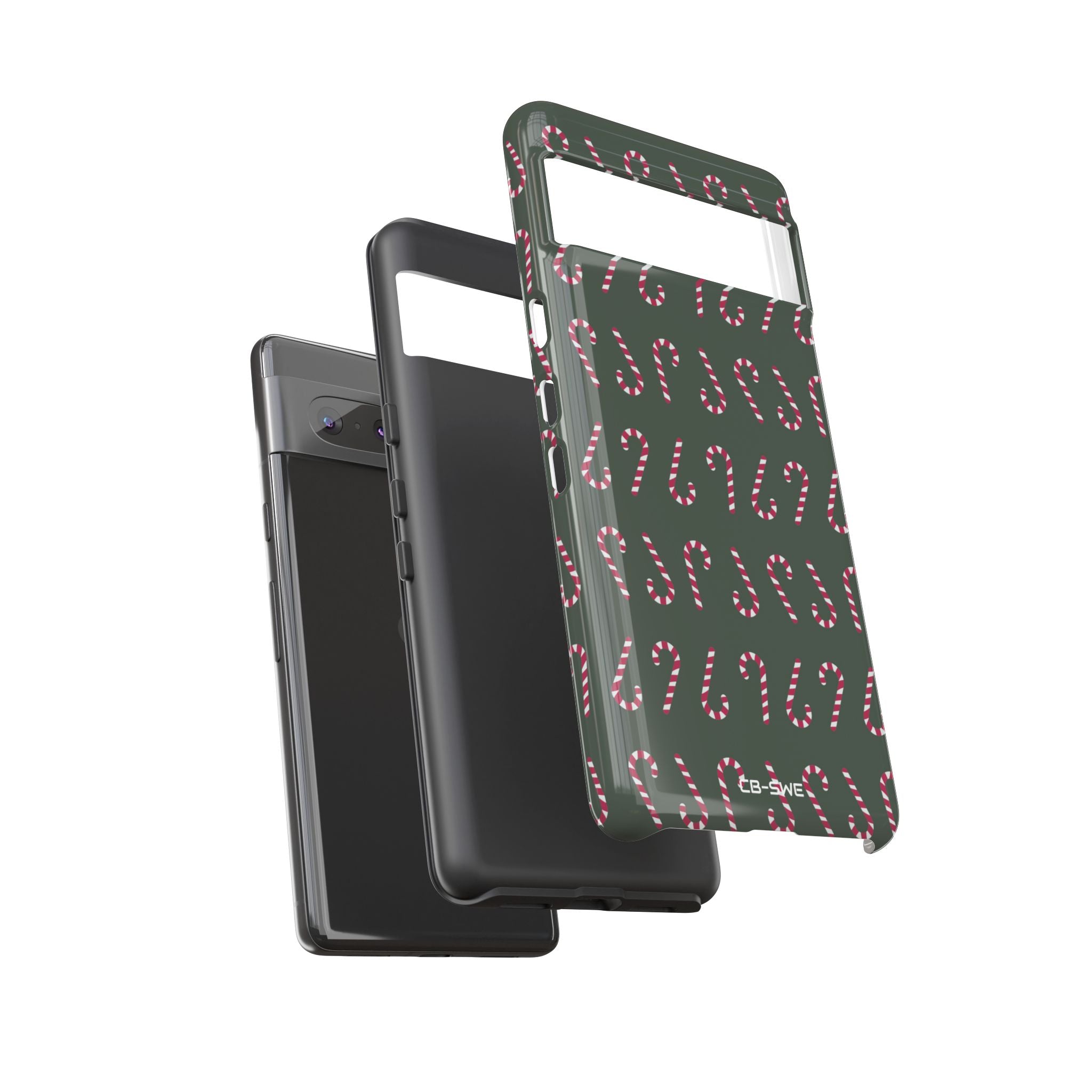 Candy Canes Aligned - Google Pixel Case
