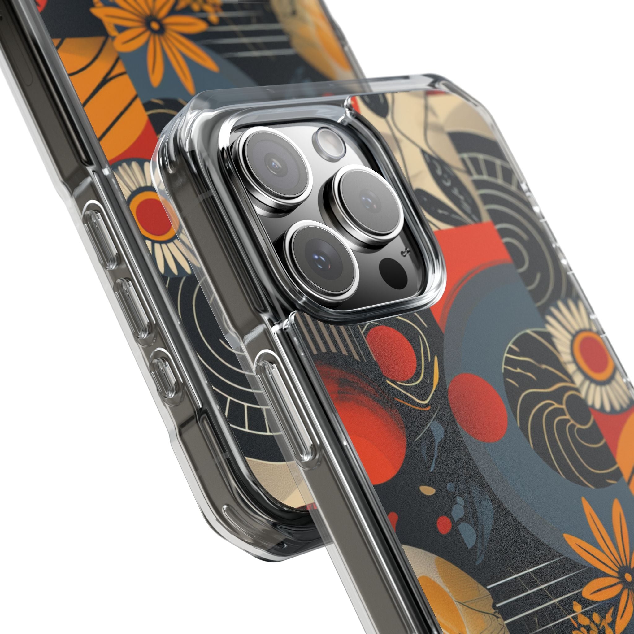 Fire Bloom Flow iPhone 16 - Impact Clear+
