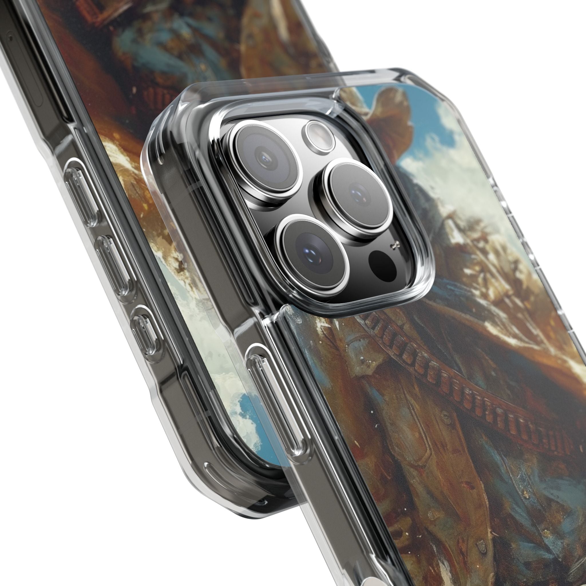 Western Horizon Rider iPhone 16 - Impact Clear+