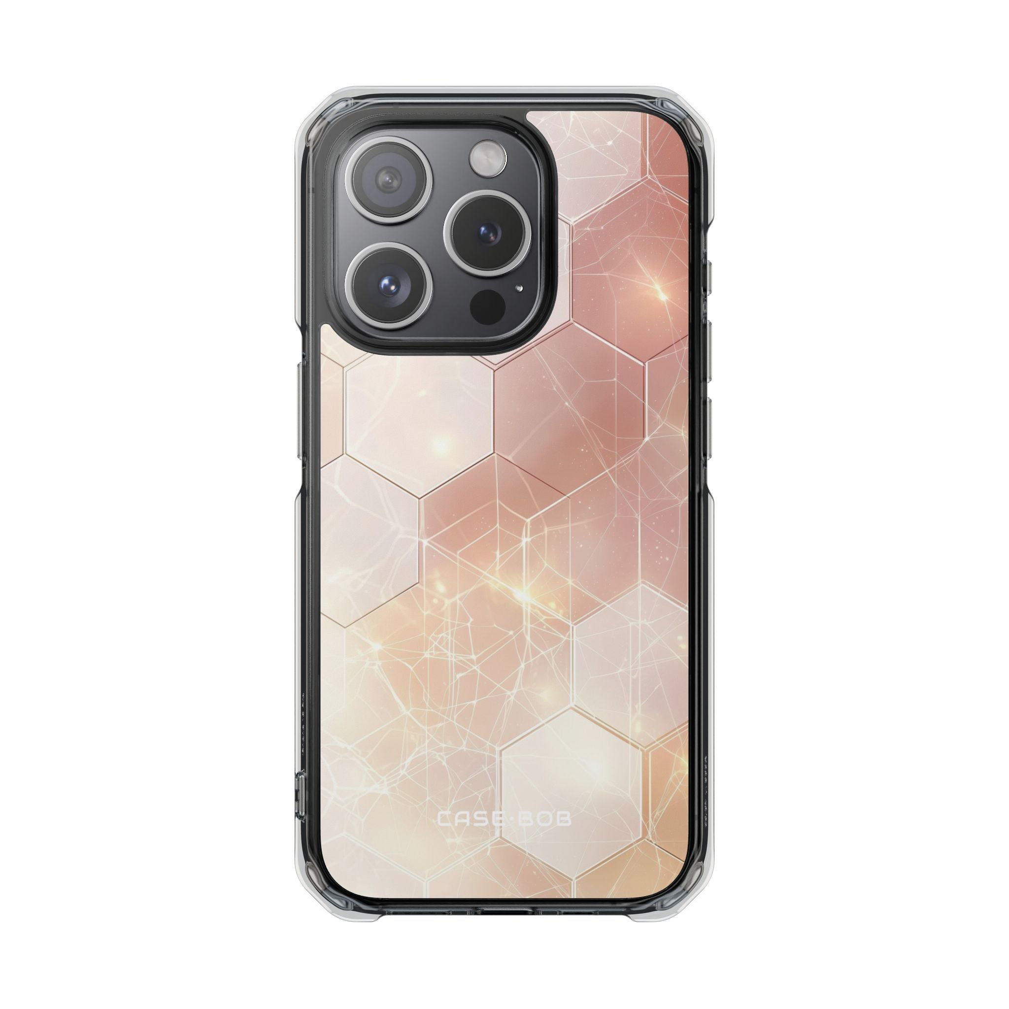 Honeycomb Glow iPhone 15 Pro Case - Impact