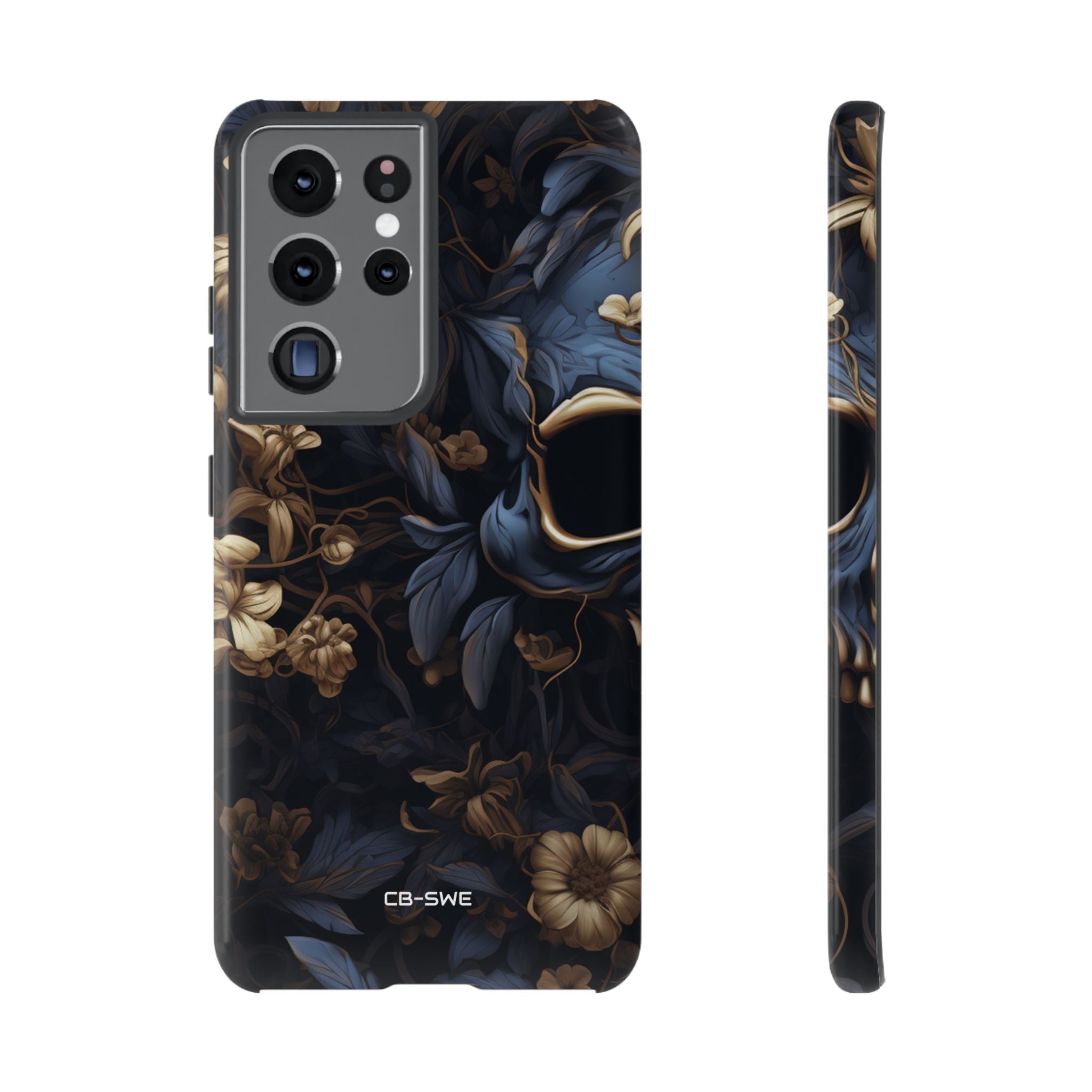 Gothic Floral Skull - Samsung Case