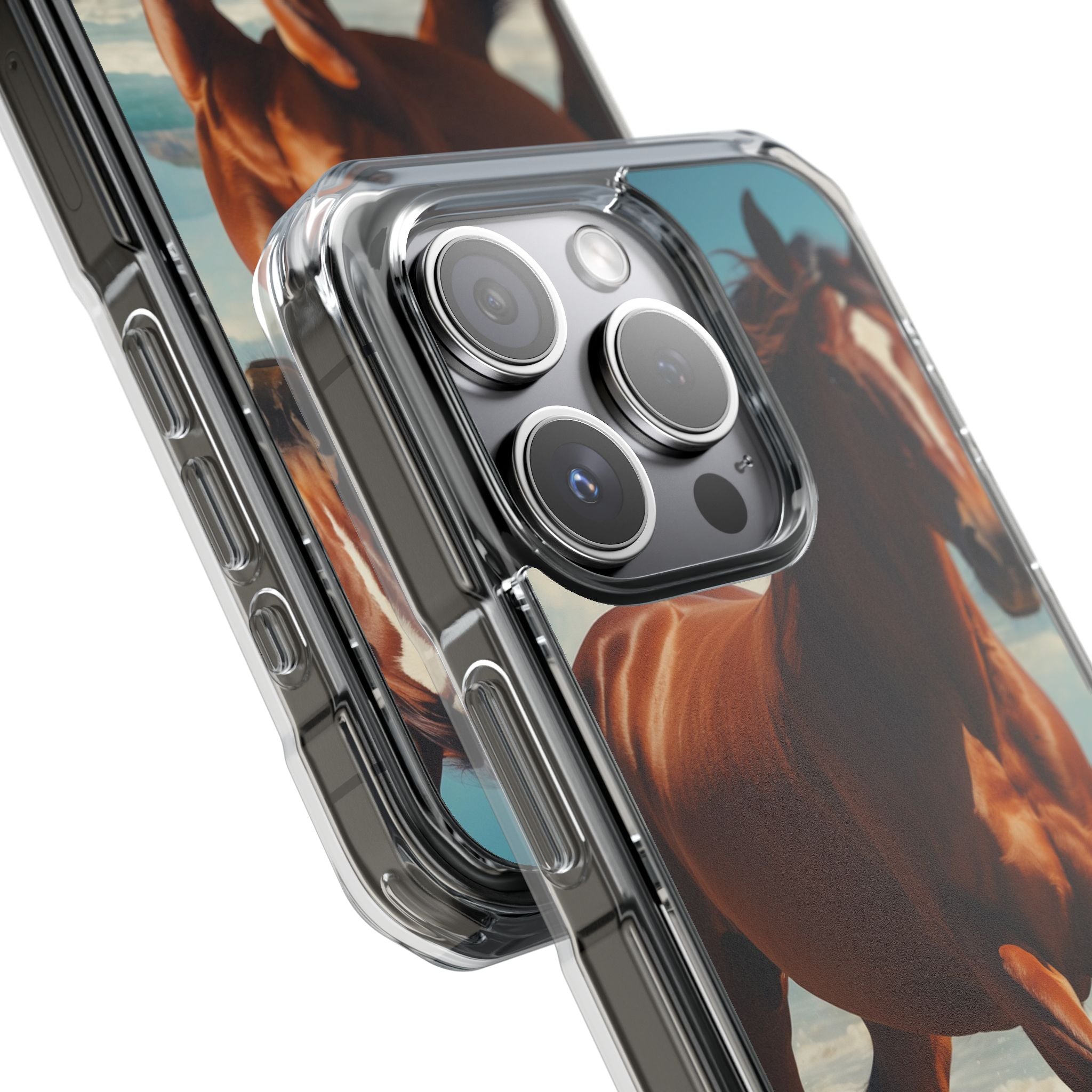 Blazing Horse iPhone 15 Pro Case - Impact