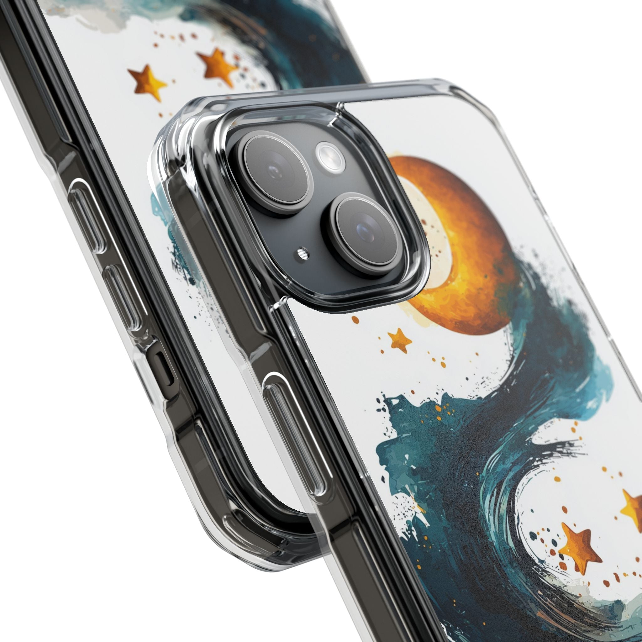 Celestial Waves Dance iPhone Case - Impact