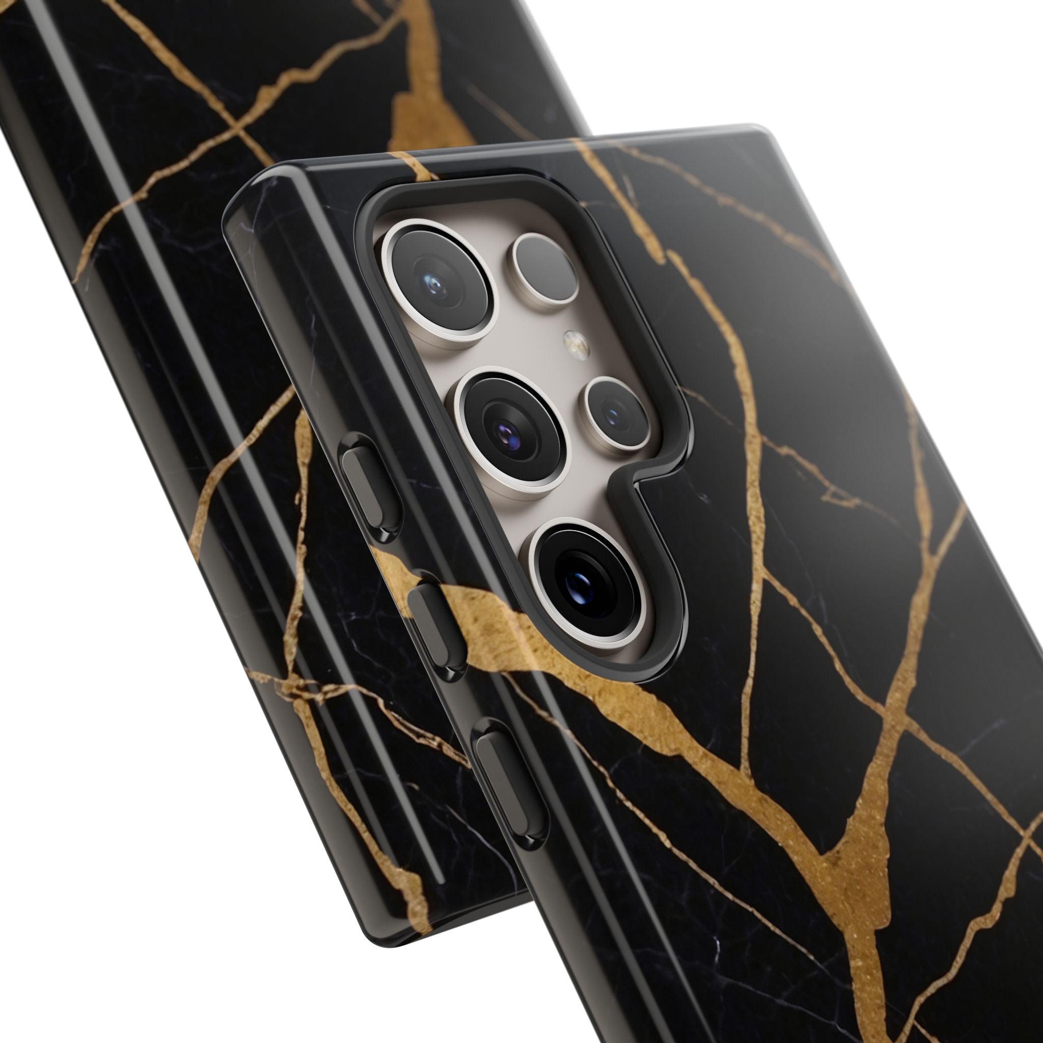 Golden Veins Twist - Samsung Case