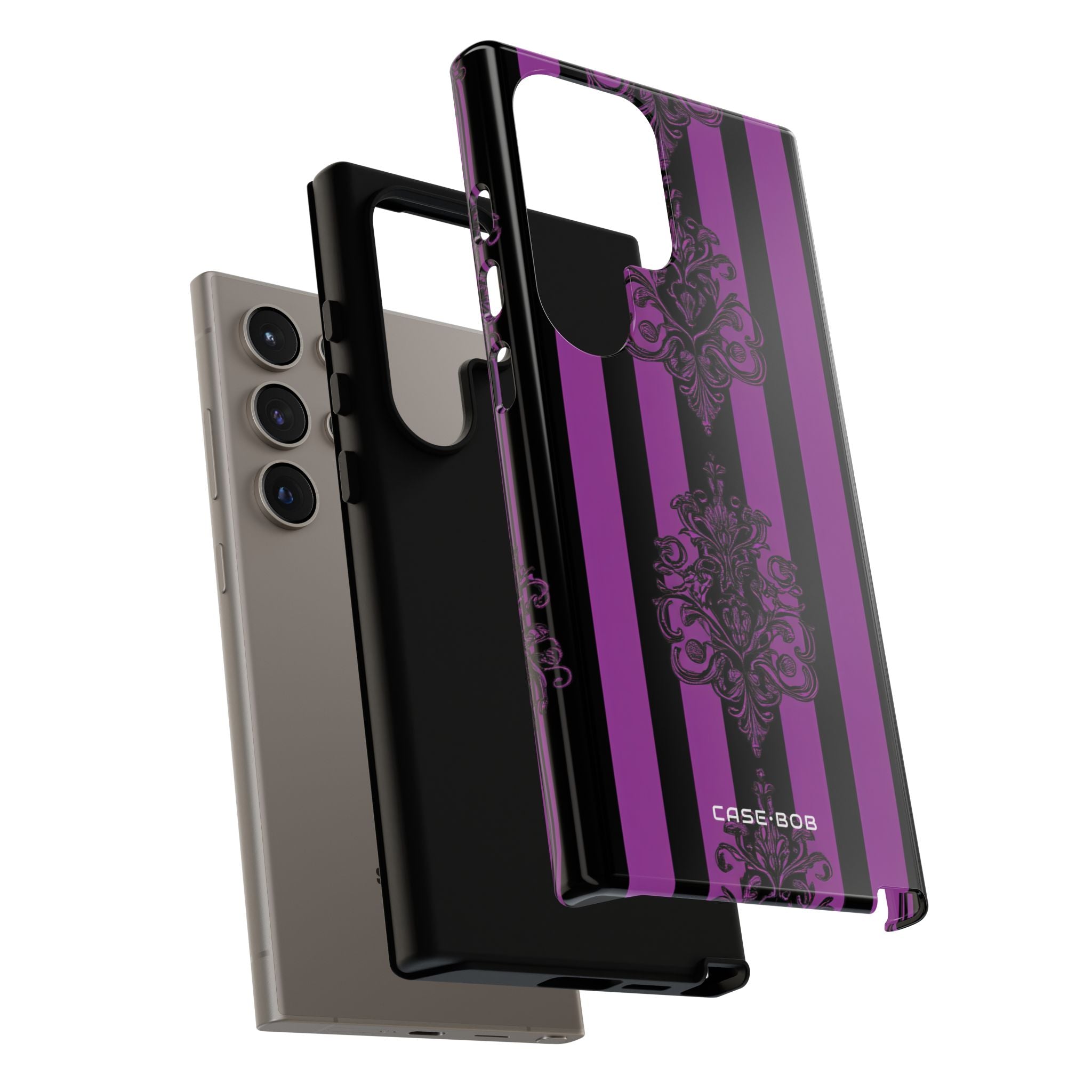 Damask Elegance Purple Samsung S24 Ultra Case - Tough