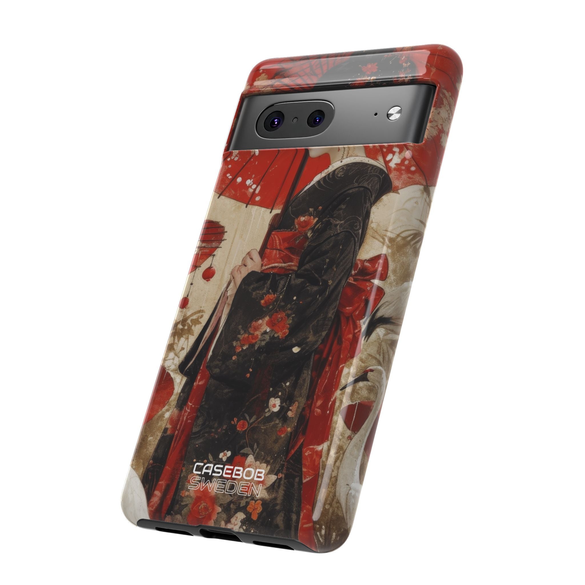 Scarlet Crane Dreams Google Pixel 7 - Resistente