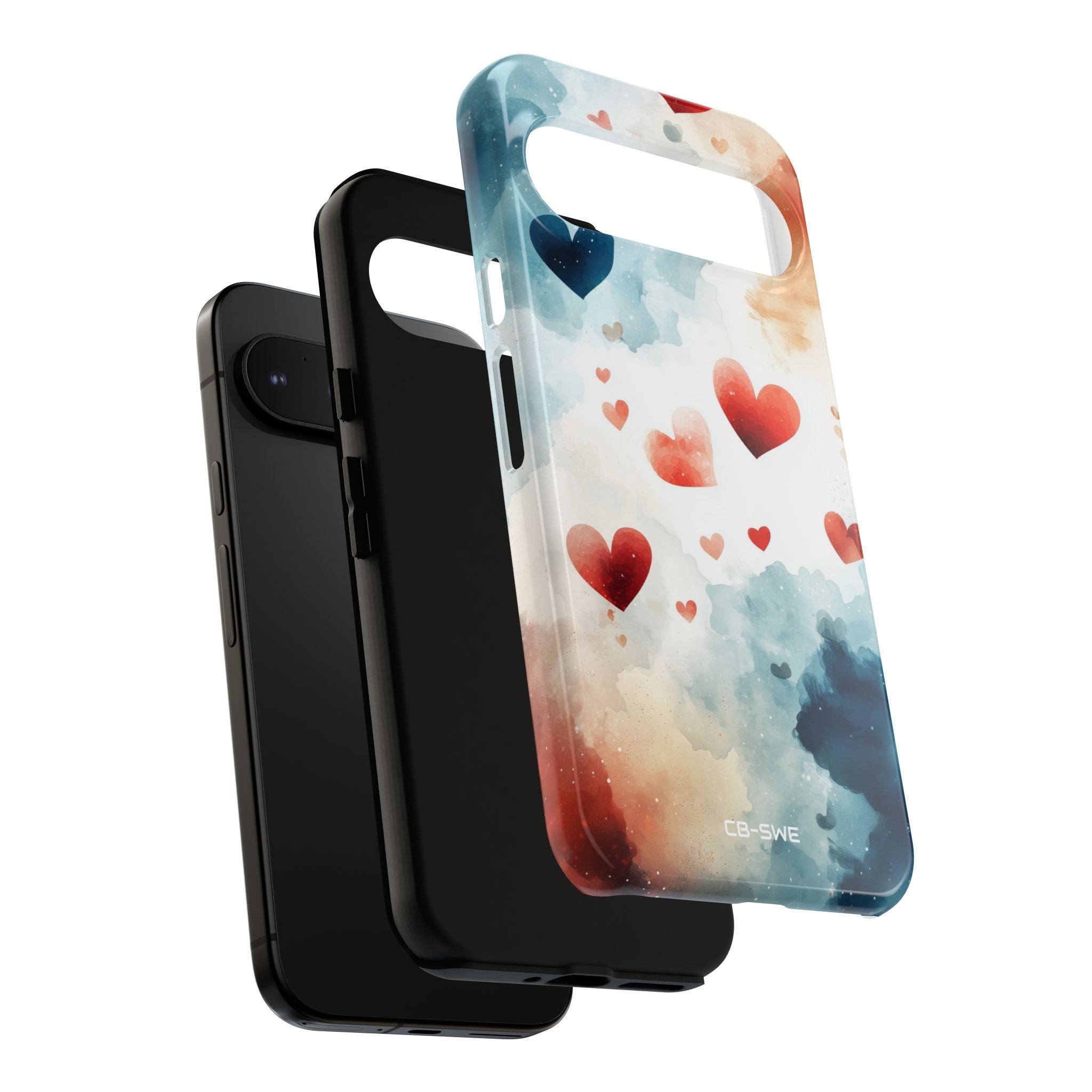Floating Hearts Dance - Google Pixel Case
