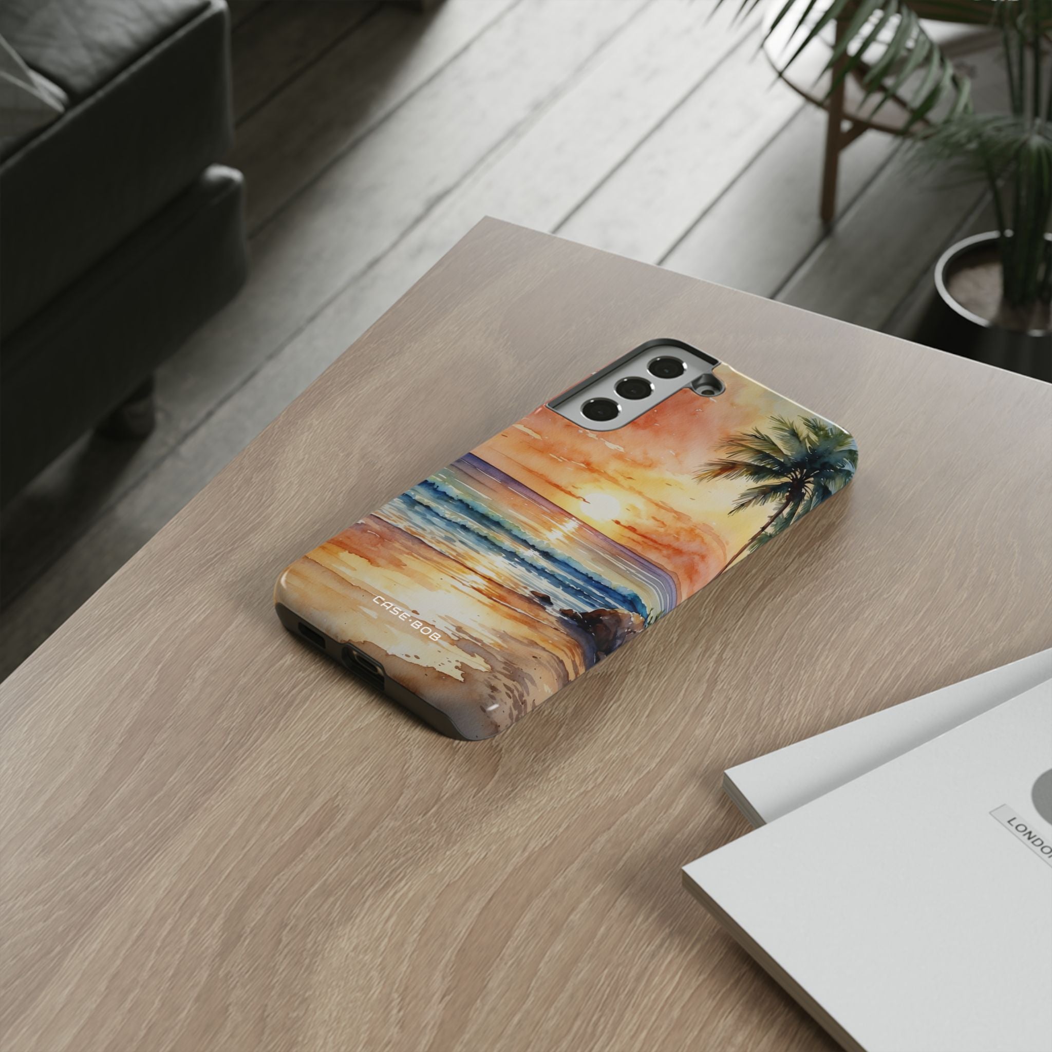 Sunset Palm Samsung S22 Plus Case - Tough