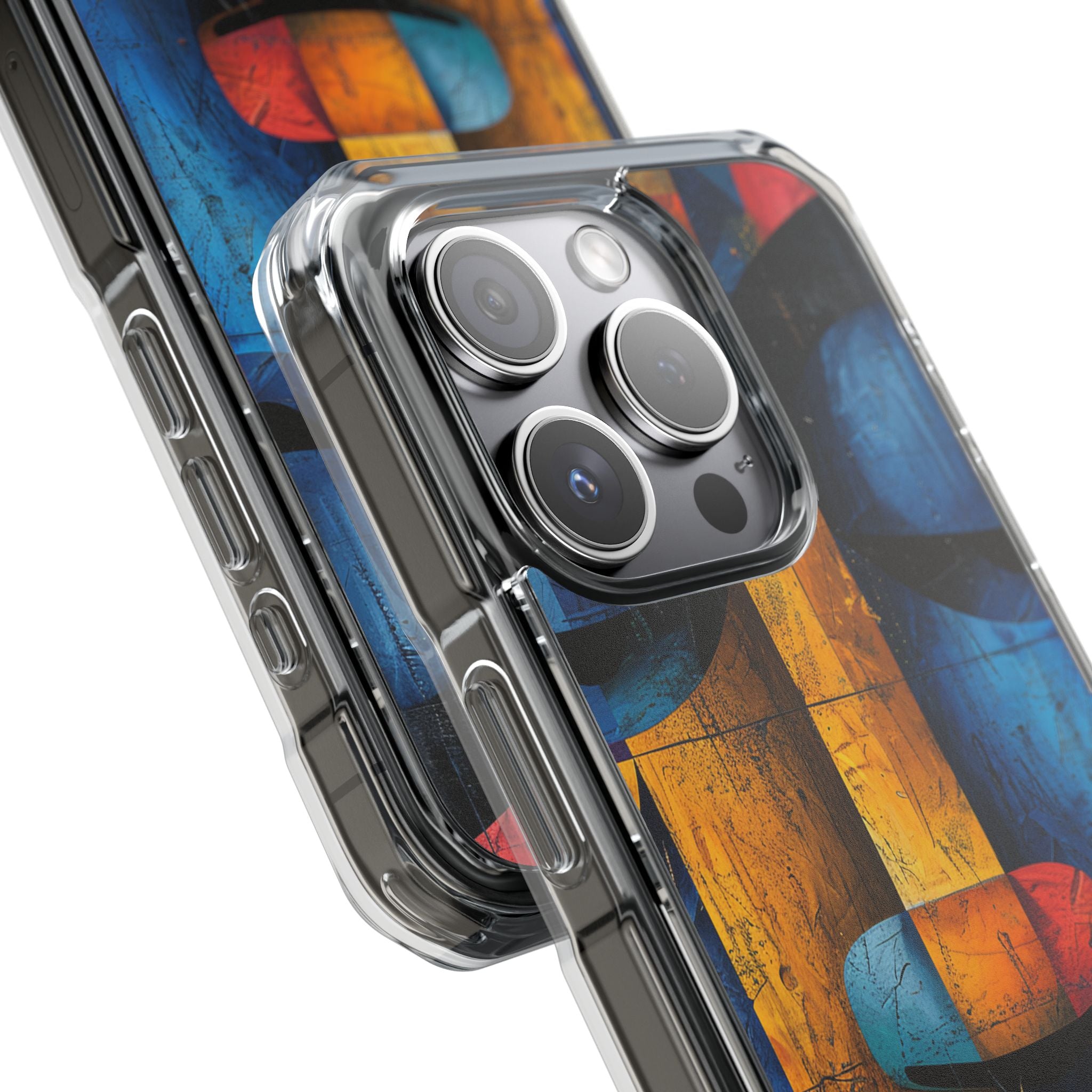 Geometric Face Fusion iPhone 15 - Impact Clear+