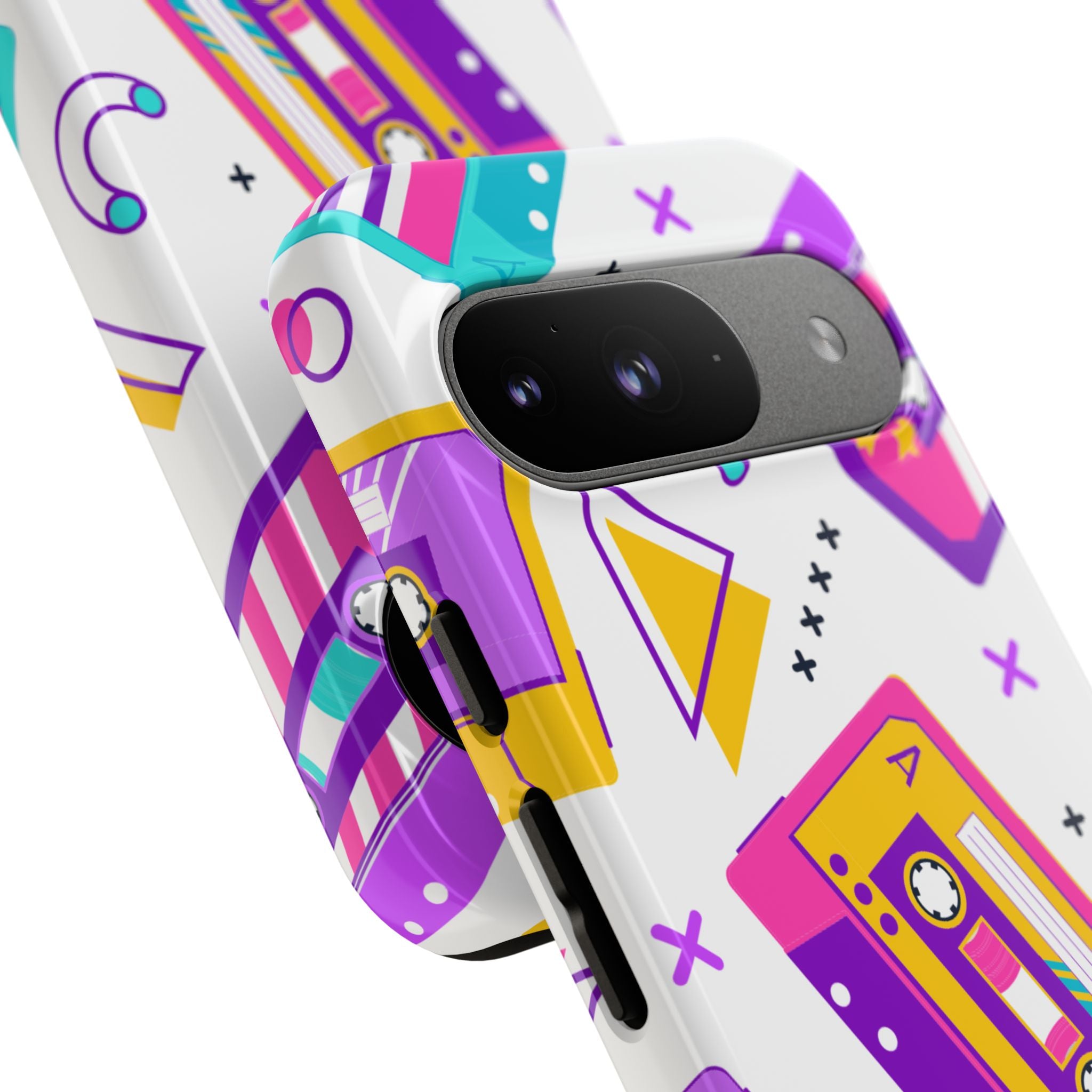 Retro Cassette Chaos - Google Pixel Case