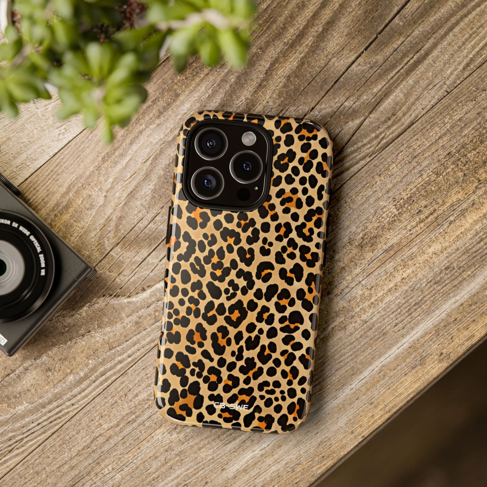 Leopard Print Elegance - iPhone Case