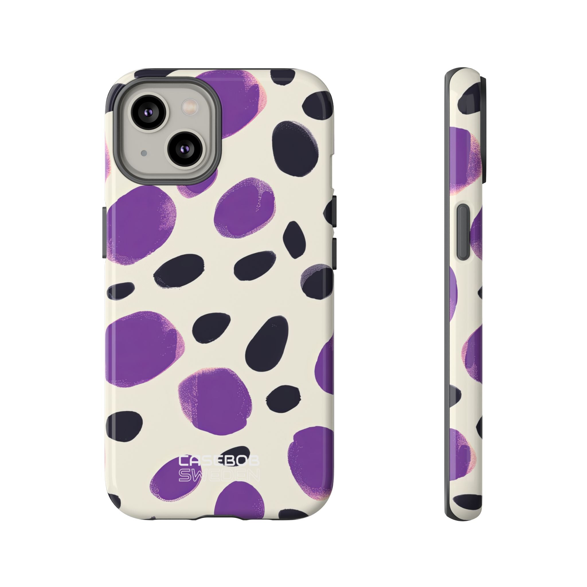 Purple Pebble Dance iPhone 14 - Tough