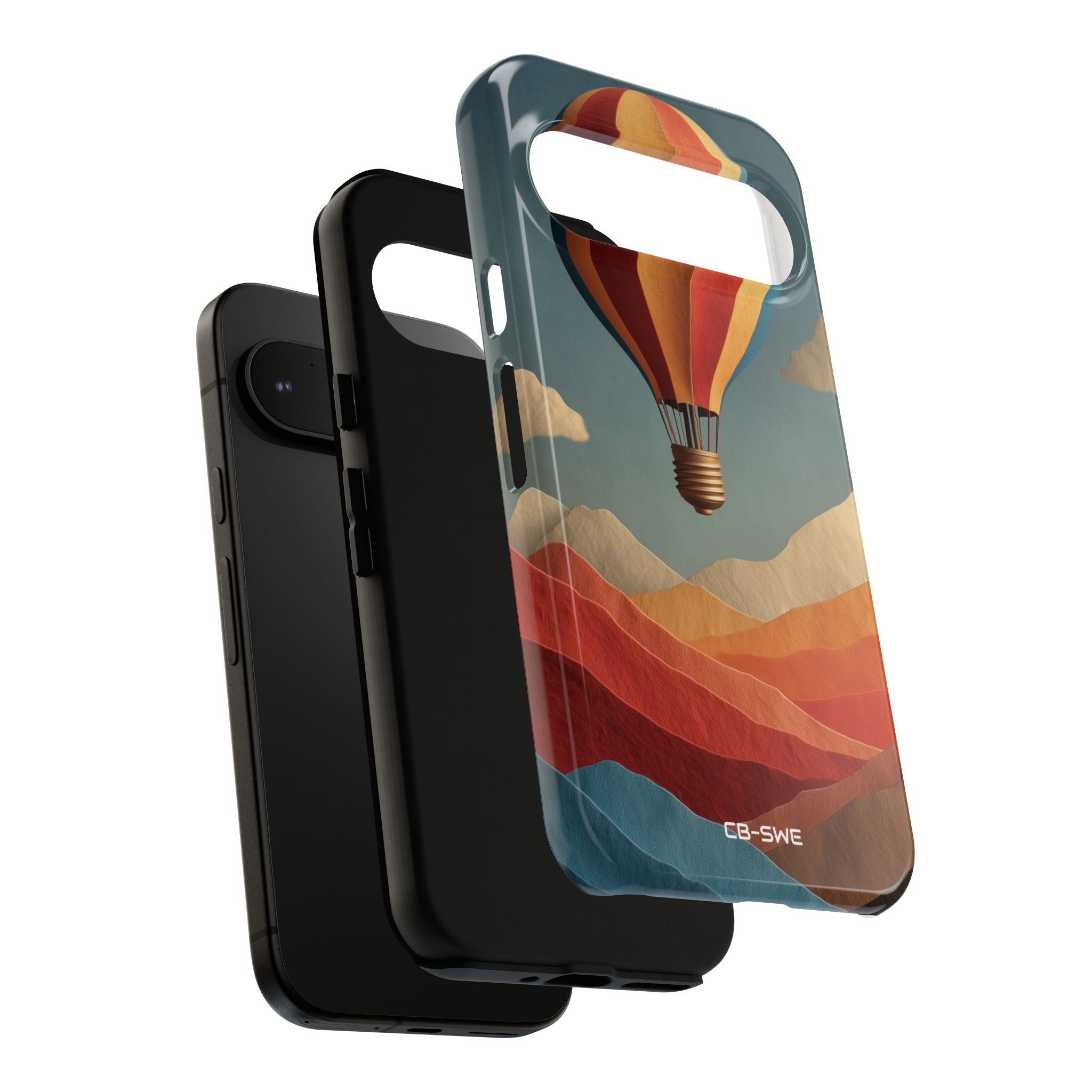 Hot Air Balloon Soars - Google Pixel Case