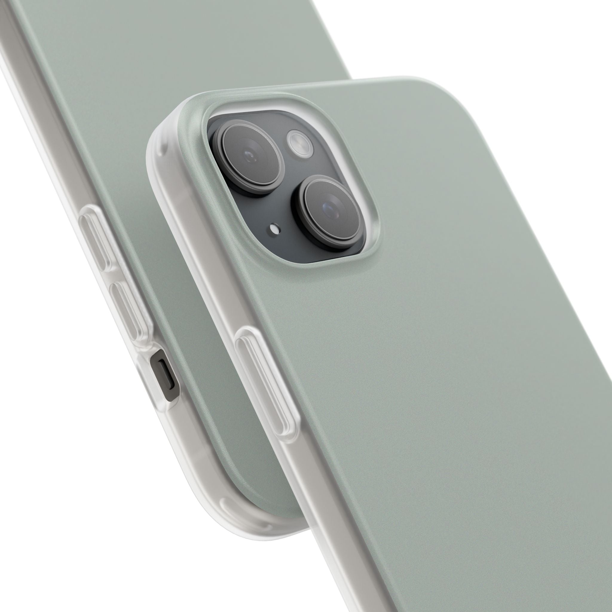 Aschgraue iPhone-Hülle – Flexi