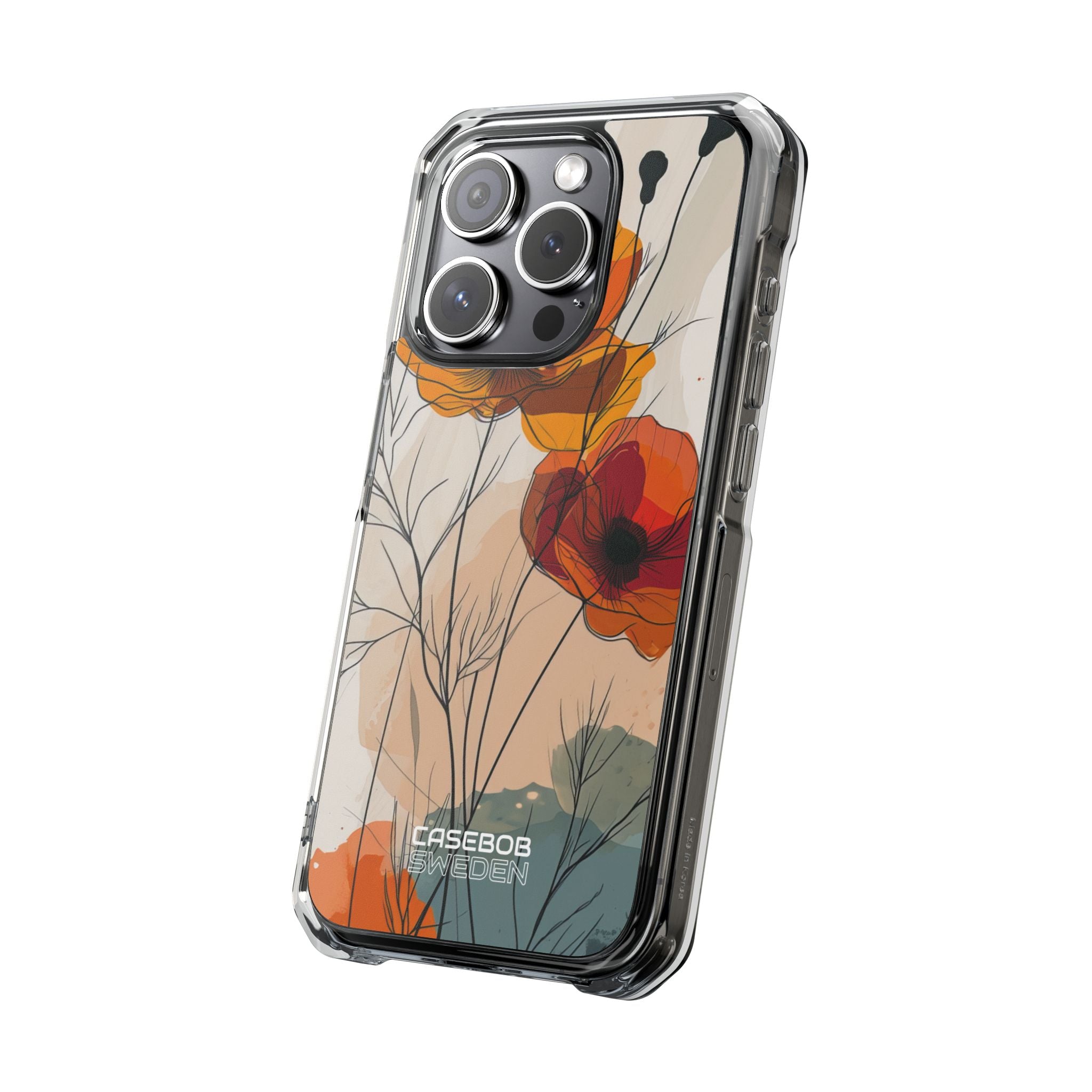 Golden Bloom Dance iPhone 15 - Impact Clear+