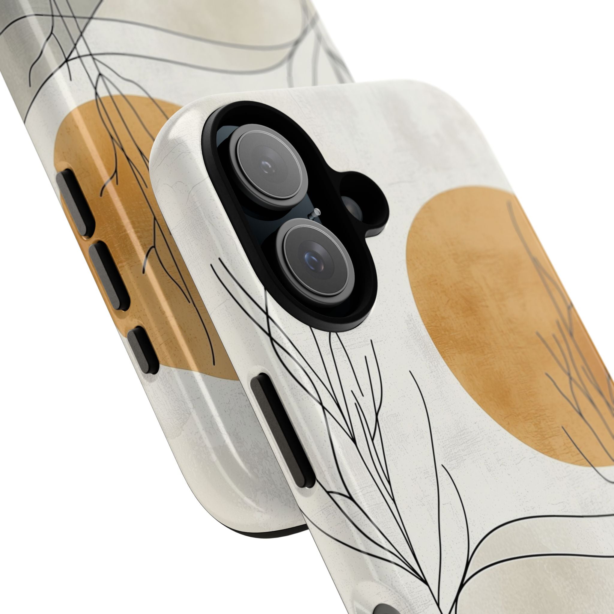 Orange Halo iPhone 16 Plus Case - Tough