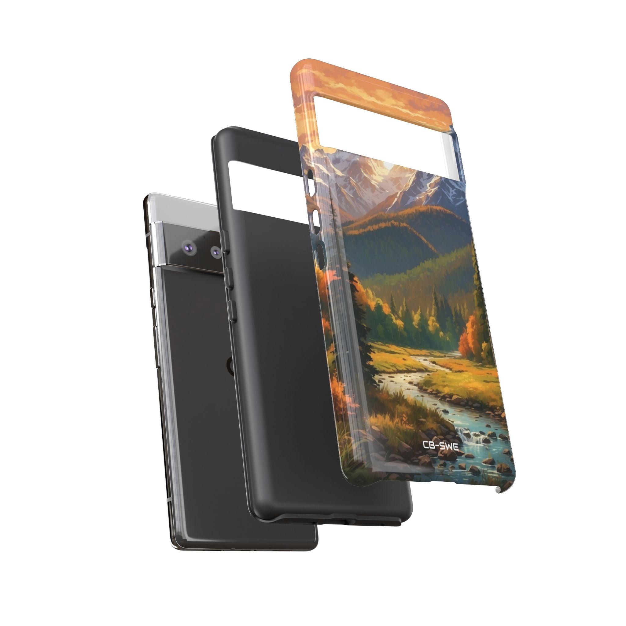 Mountain Reflections Glimmer - Google Pixel Case