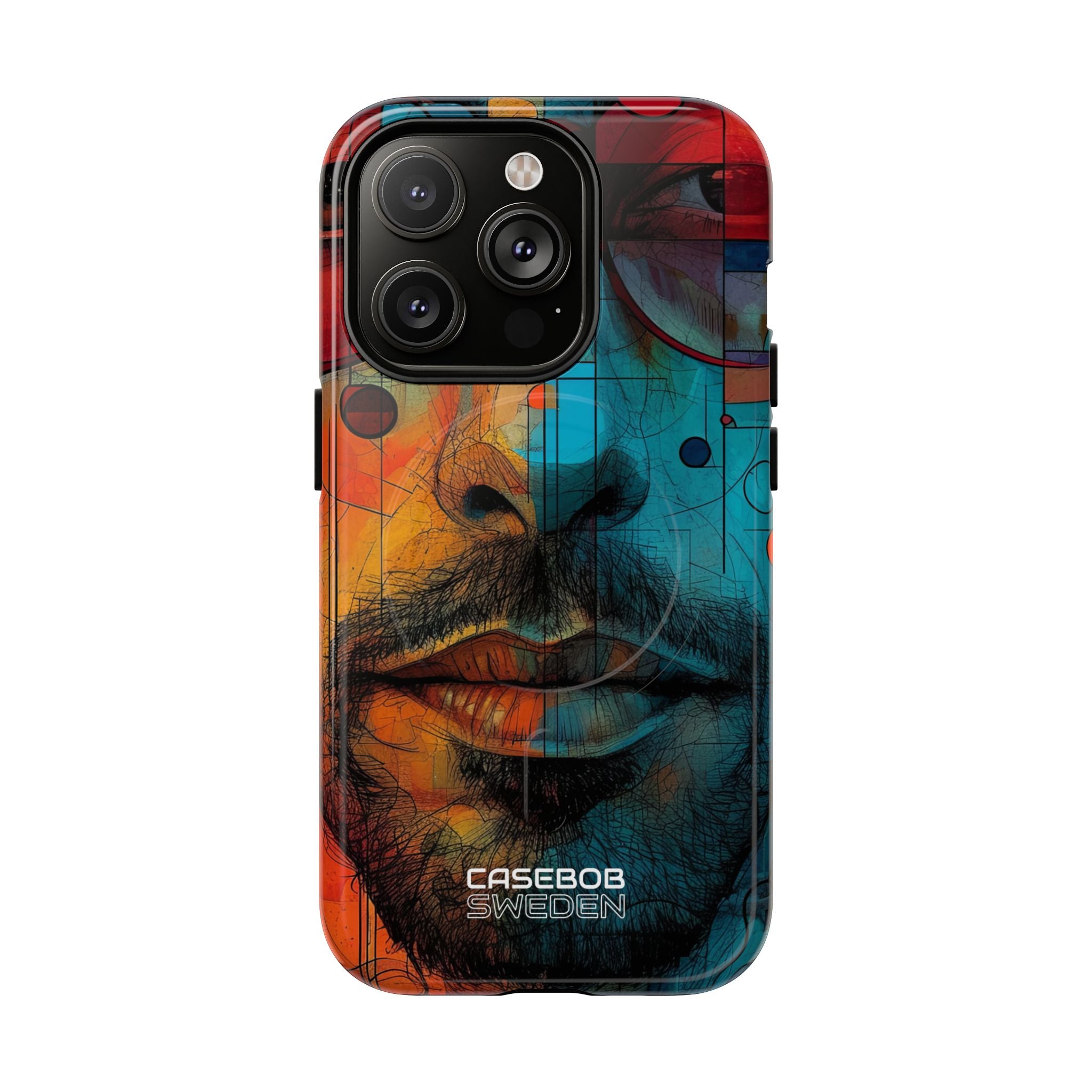 Cubist Glasses Face iPhone 14 - Tough+