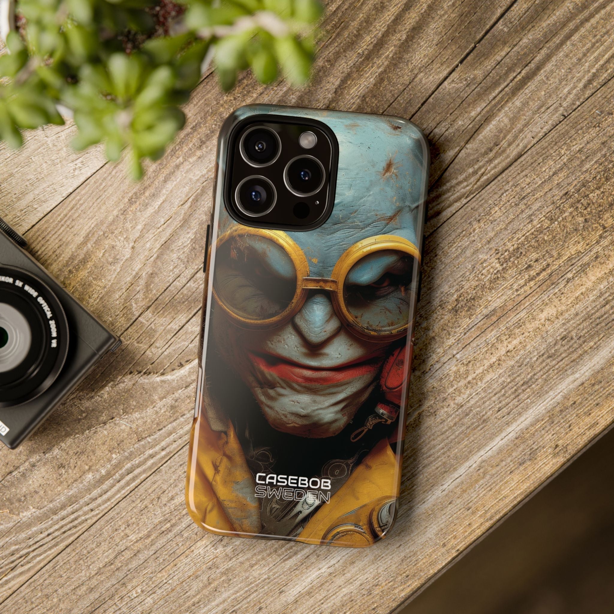 Steampunk Masked Adventurer iPhone 16 - Tough